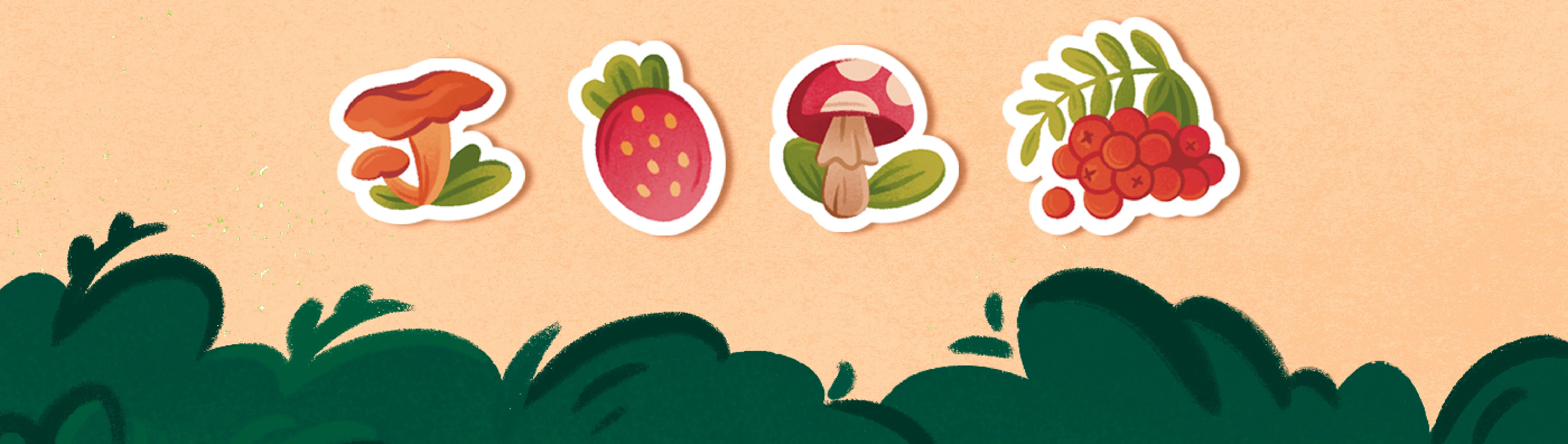 Альбом с лесными наклейками — Изображение №2 — Иллюстрация, Графика на Dprofile