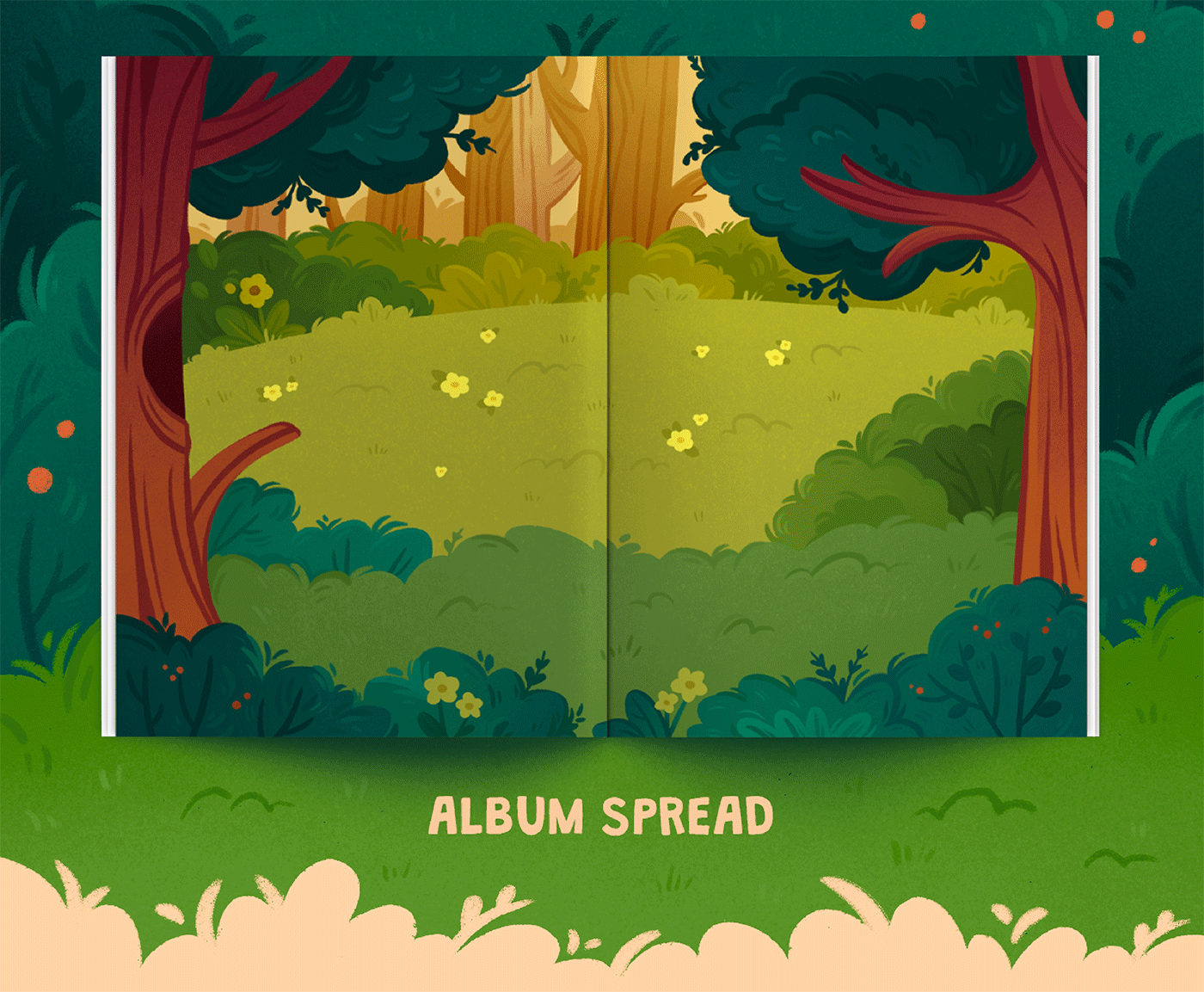 Альбом с лесными наклейками — Изображение №8 — Иллюстрация, Графика на Dprofile