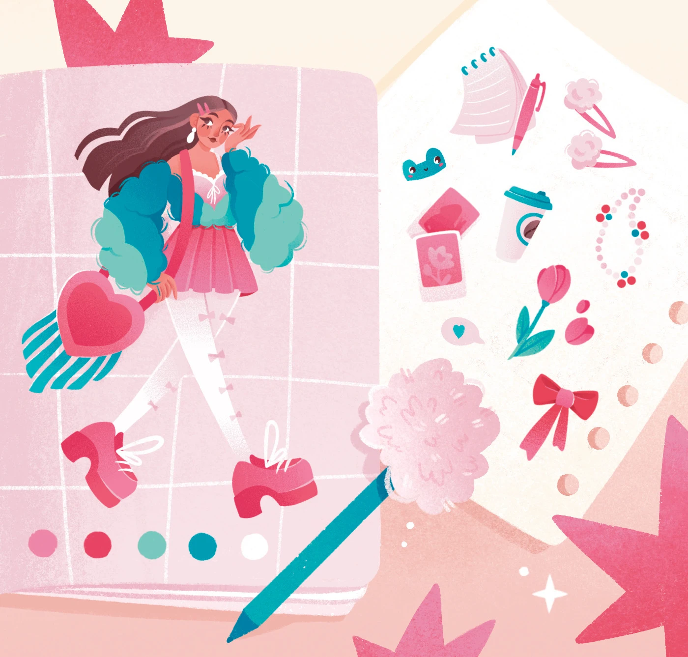Серия обложек для блокнотов VIBE BOOK — Изображение №4 — Иллюстрация на Dprofile