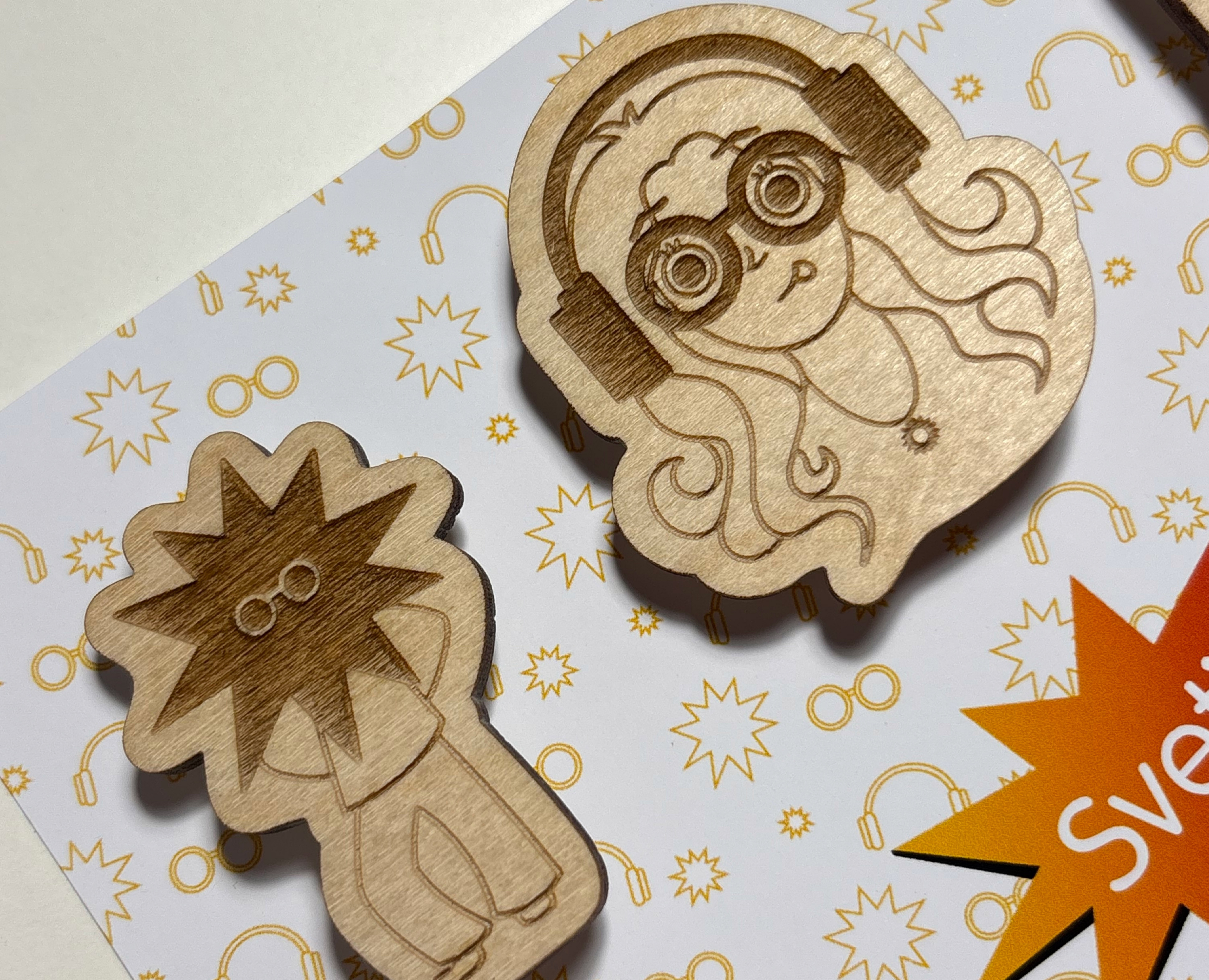 Дизайн значков | Acrylic&wooden pins | pin design на Dprofile