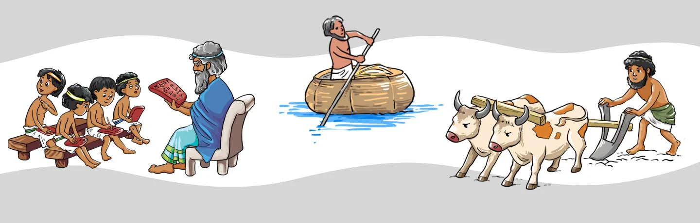 Виммельбух Древний мир — Изображение №2 — Иллюстрация на Dprofile