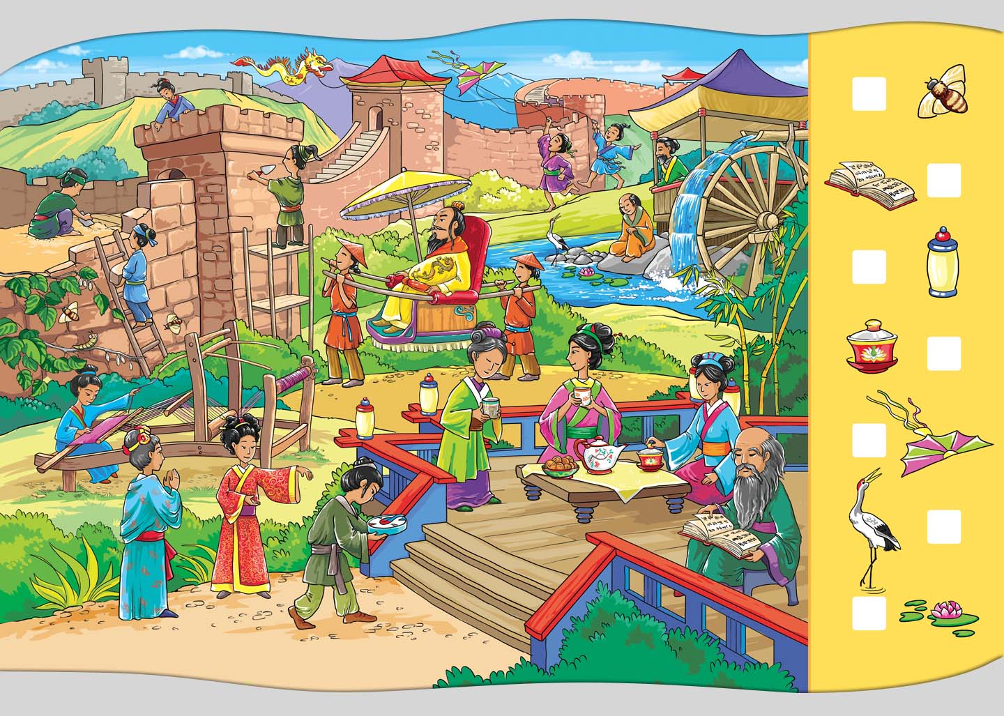 Виммельбух Древний мир — Изображение №11 — Иллюстрация на Dprofile