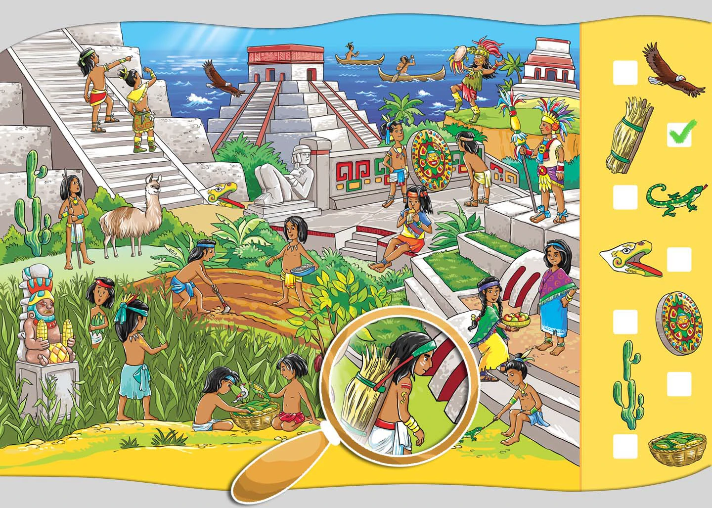 Виммельбух Древний мир — Изображение №13 — Иллюстрация на Dprofile