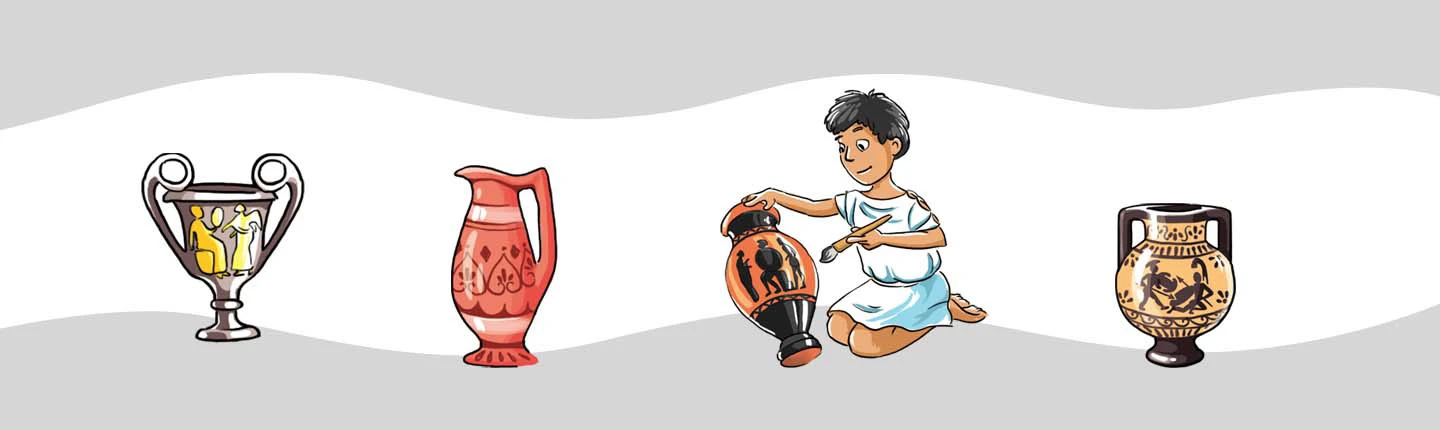 Виммельбух Древний мир — Изображение №6 — Иллюстрация на Dprofile