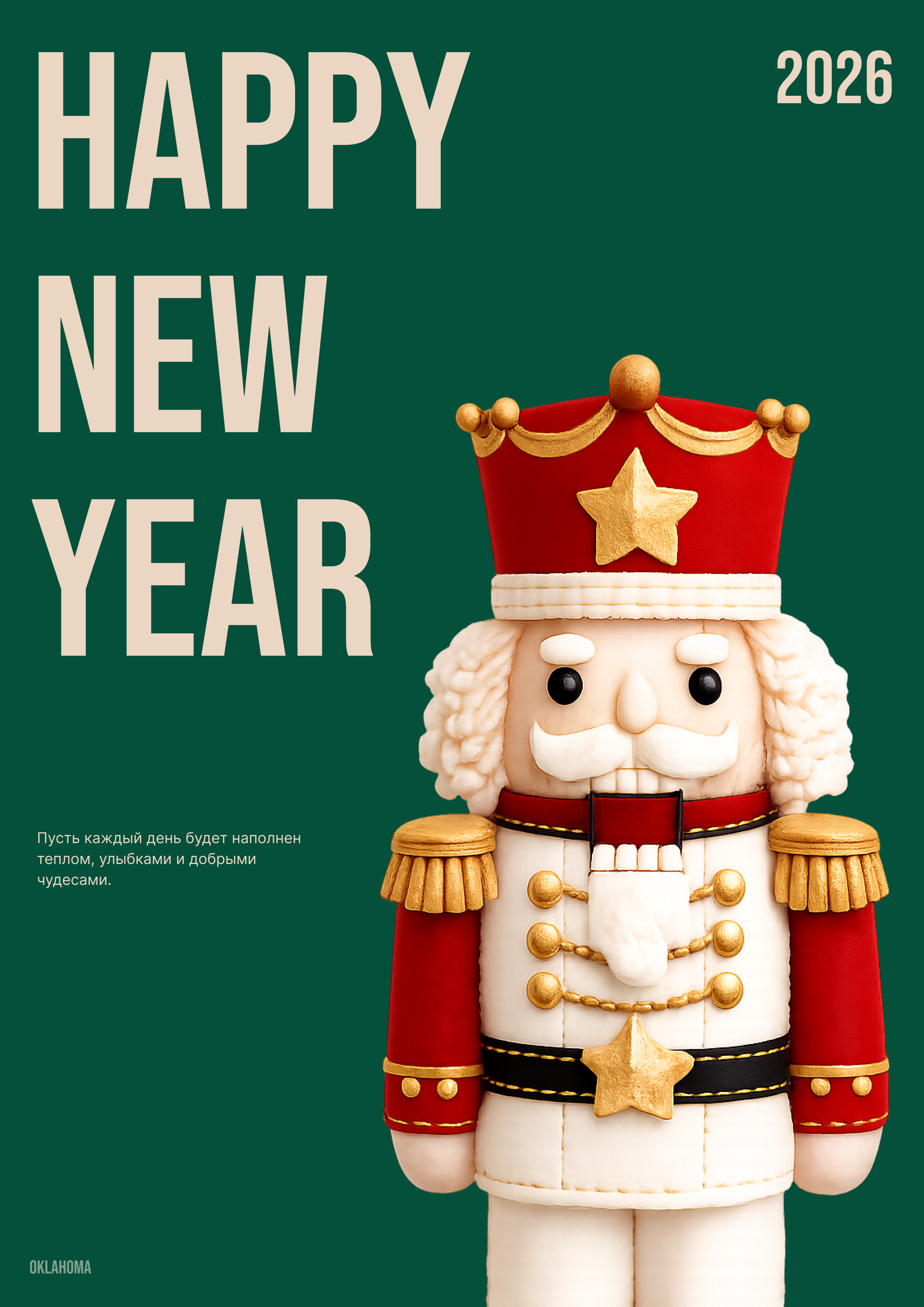 Новогодние карточки 2026 / New Year 2026. Card — Изображение №4 — Интерфейсы, Графика на Dprofile