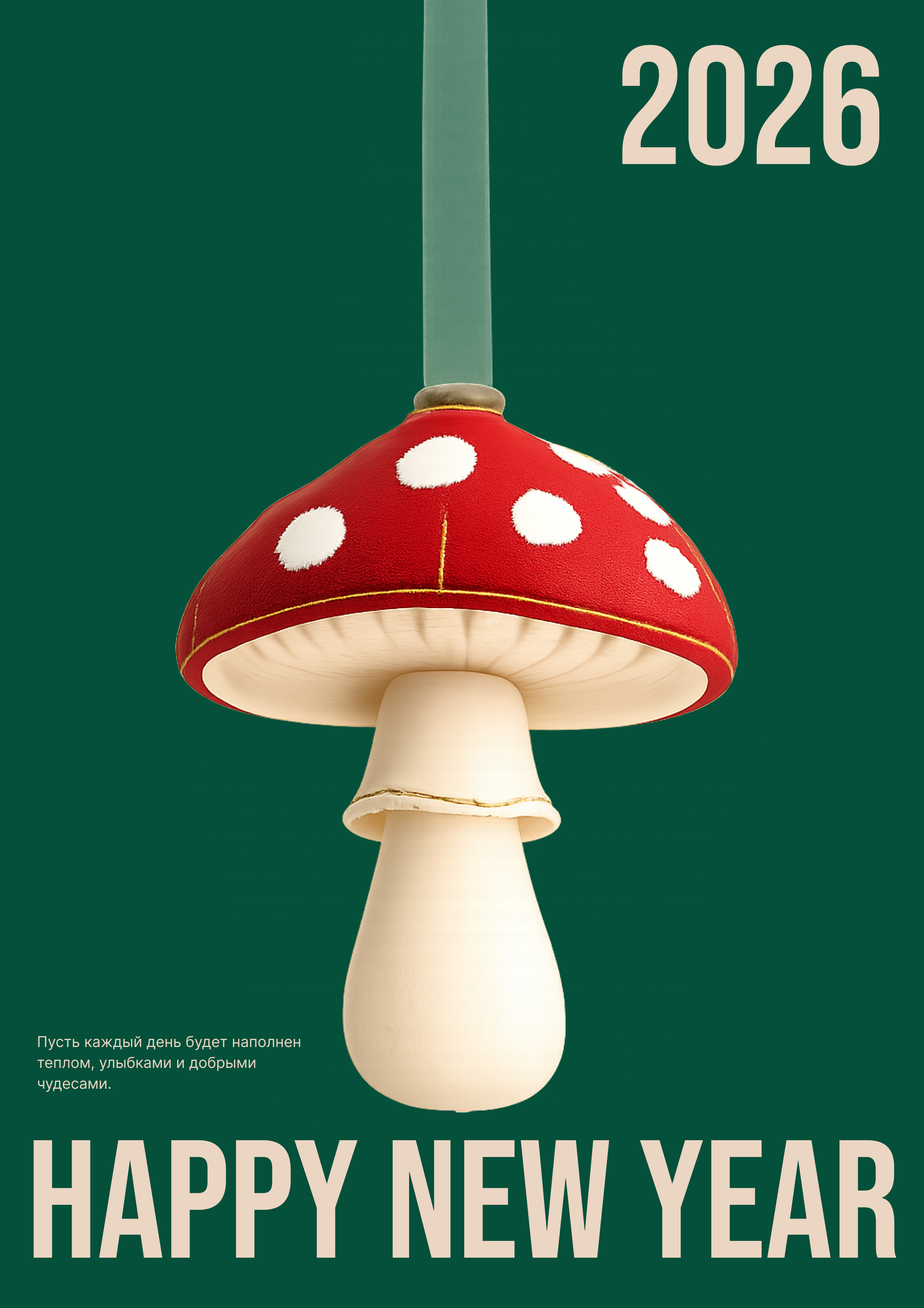 Новогодние карточки 2026 / New Year 2026. Card — Изображение №6 — Интерфейсы, Графика на Dprofile
