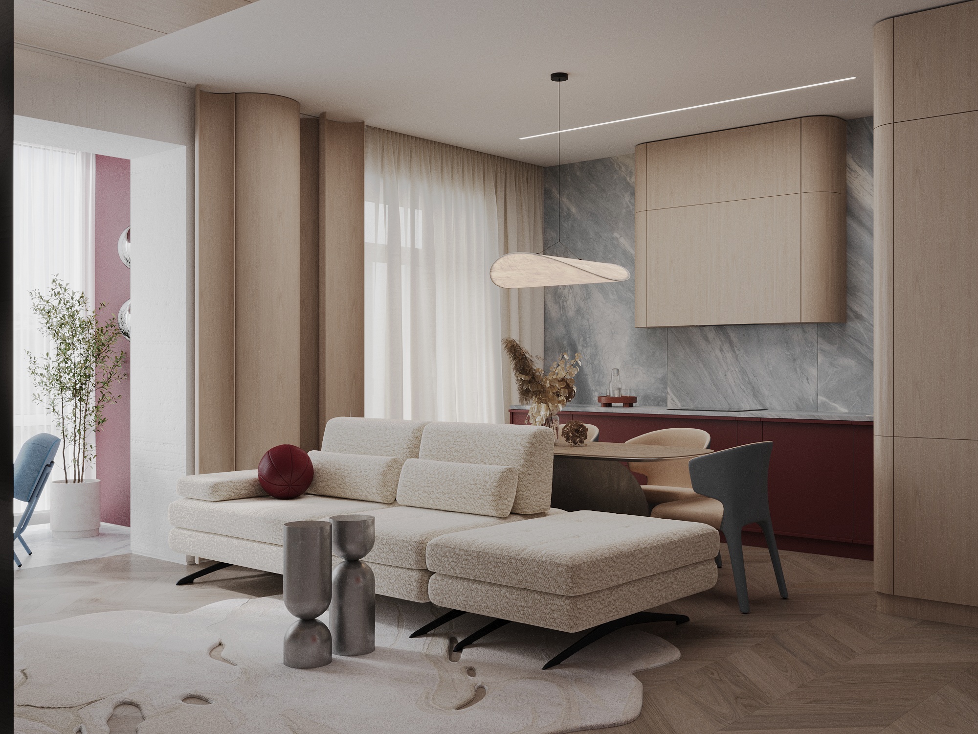 Видовая квартира в Красноярске — Изображение №2 — 3D, Архитектура на Dprofile