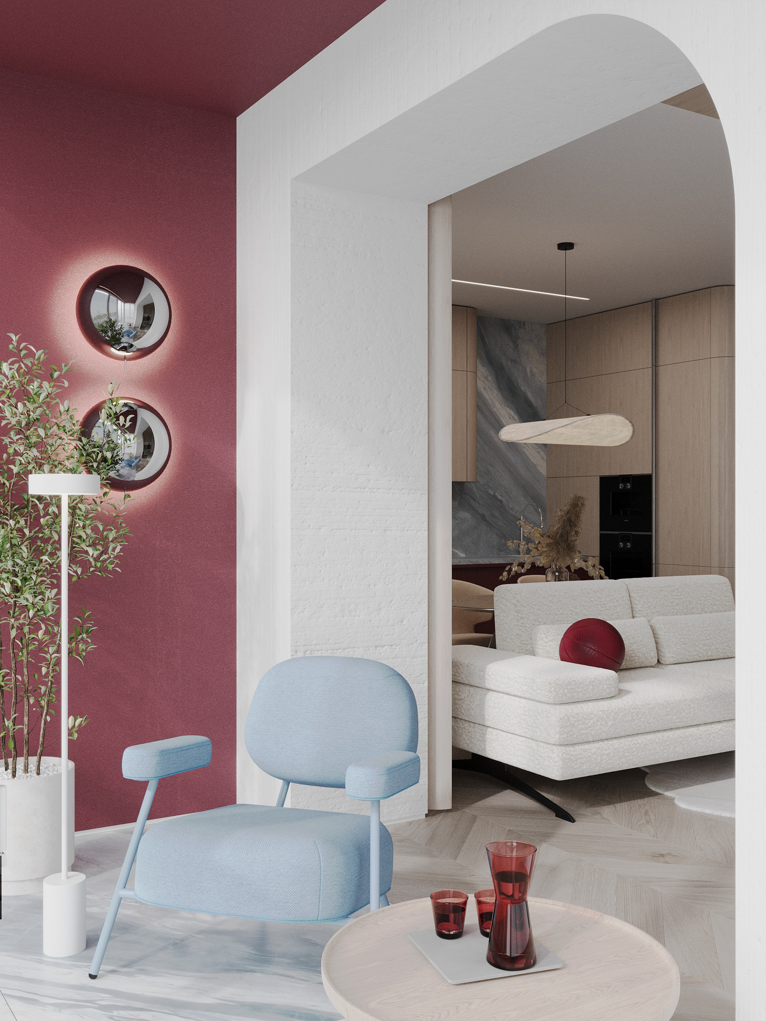 Видовая квартира в Красноярске — Изображение №6 — 3D, Архитектура на Dprofile