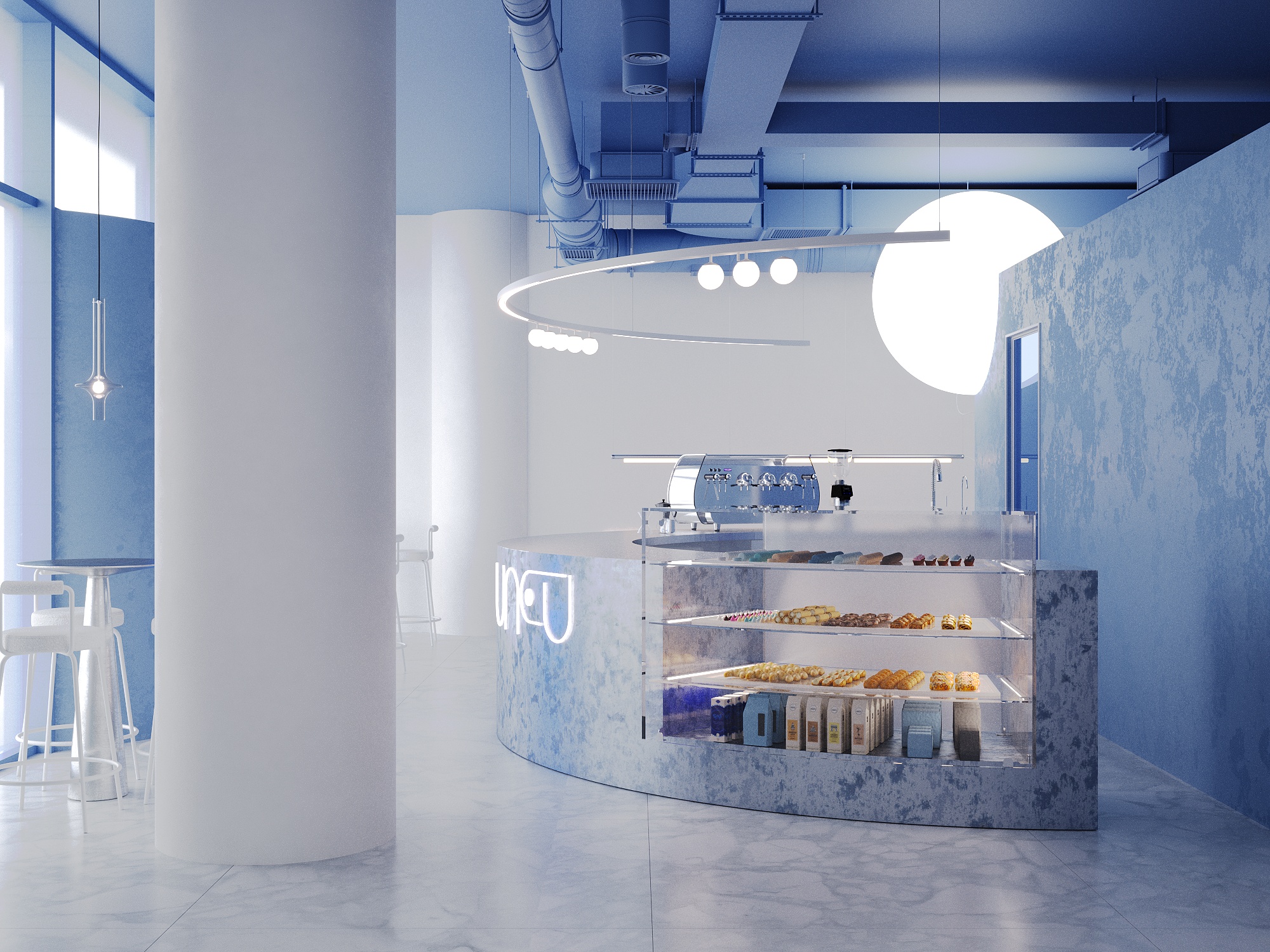 Кофейня "ИНЕЙ" в Санкт-Петербурге — Изображение №1 — 3D, Архитектура на Dprofile