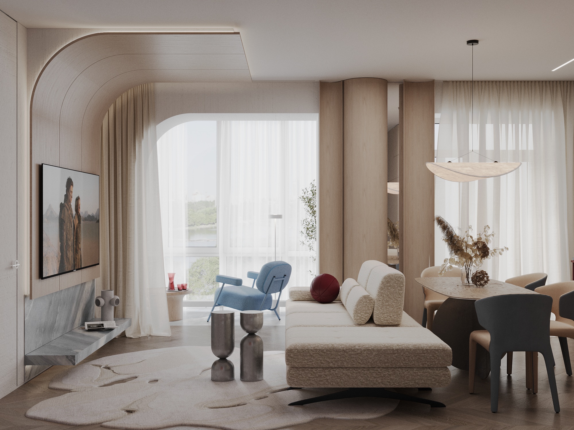 Видовая квартира в Красноярске — Изображение №1 — 3D, Архитектура на Dprofile