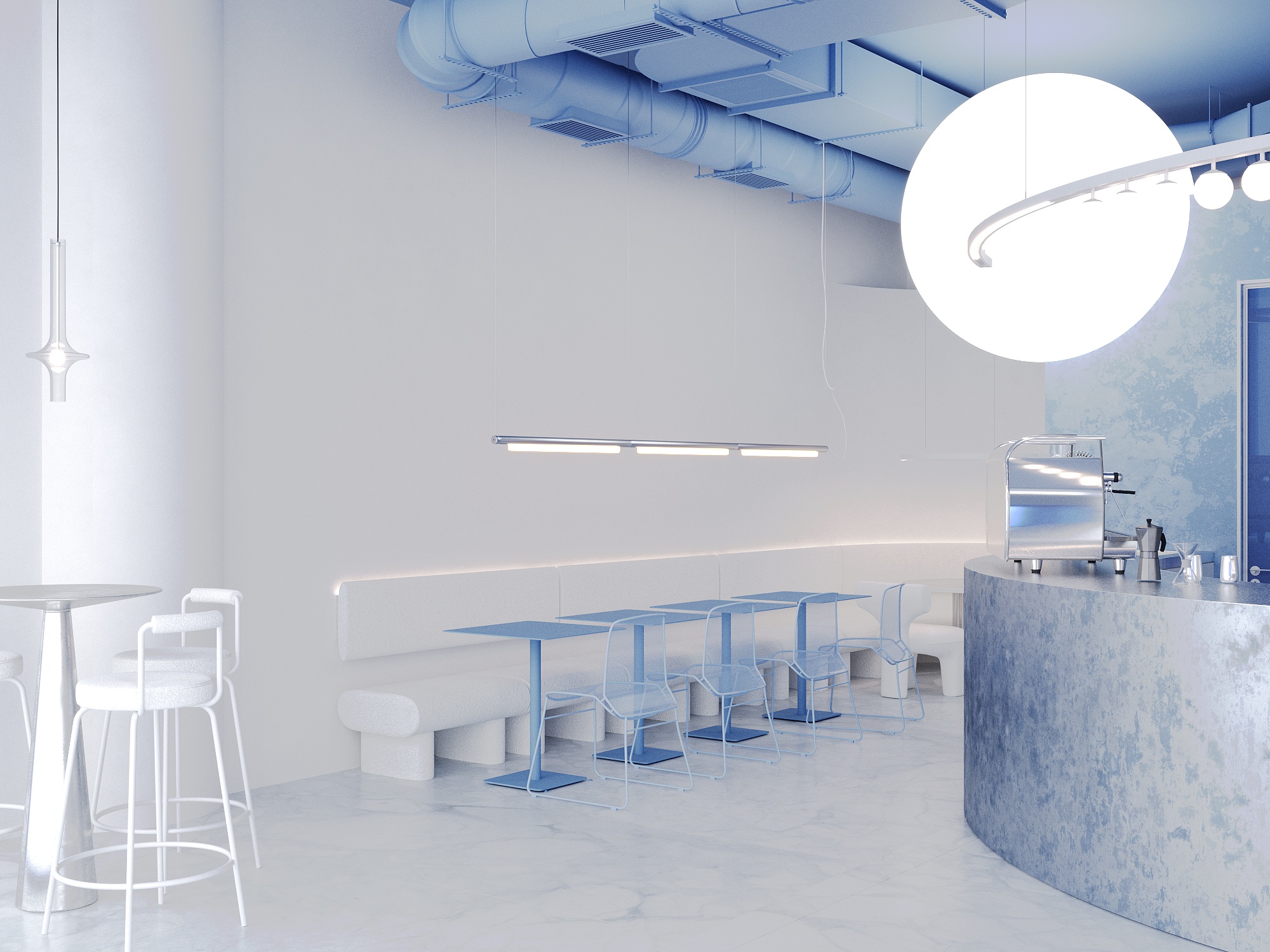 Кофейня "ИНЕЙ" в Санкт-Петербурге — Изображение №7 — 3D, Архитектура на Dprofile