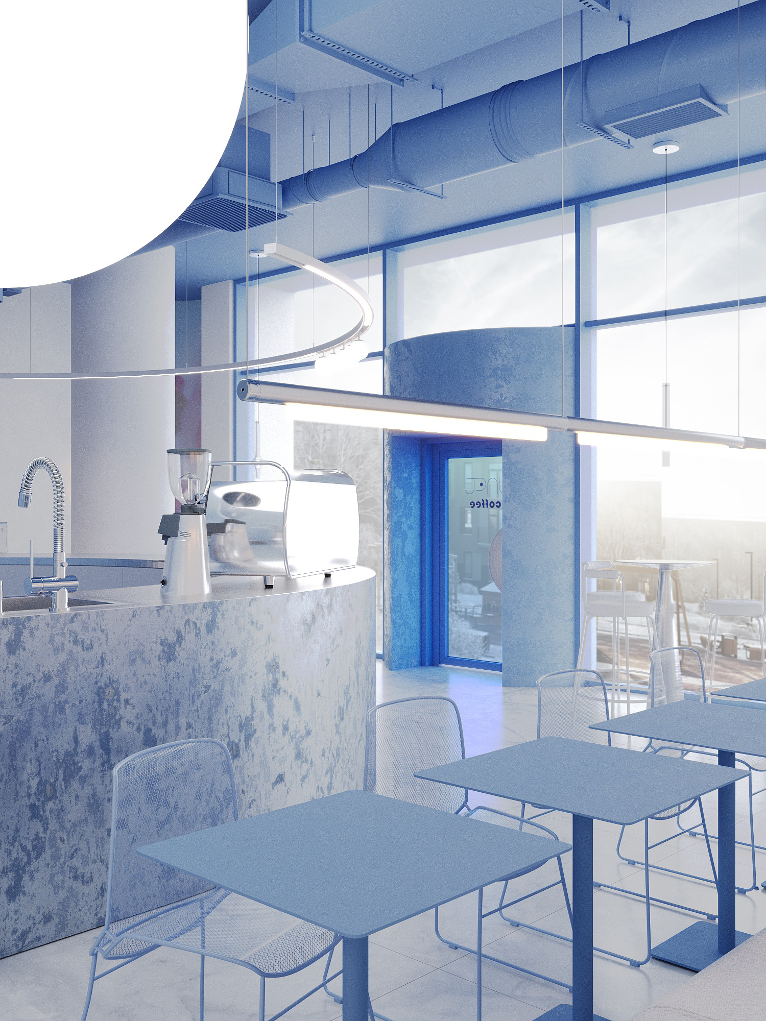 Кофейня "ИНЕЙ" в Санкт-Петербурге — Изображение №2 — 3D, Архитектура на Dprofile