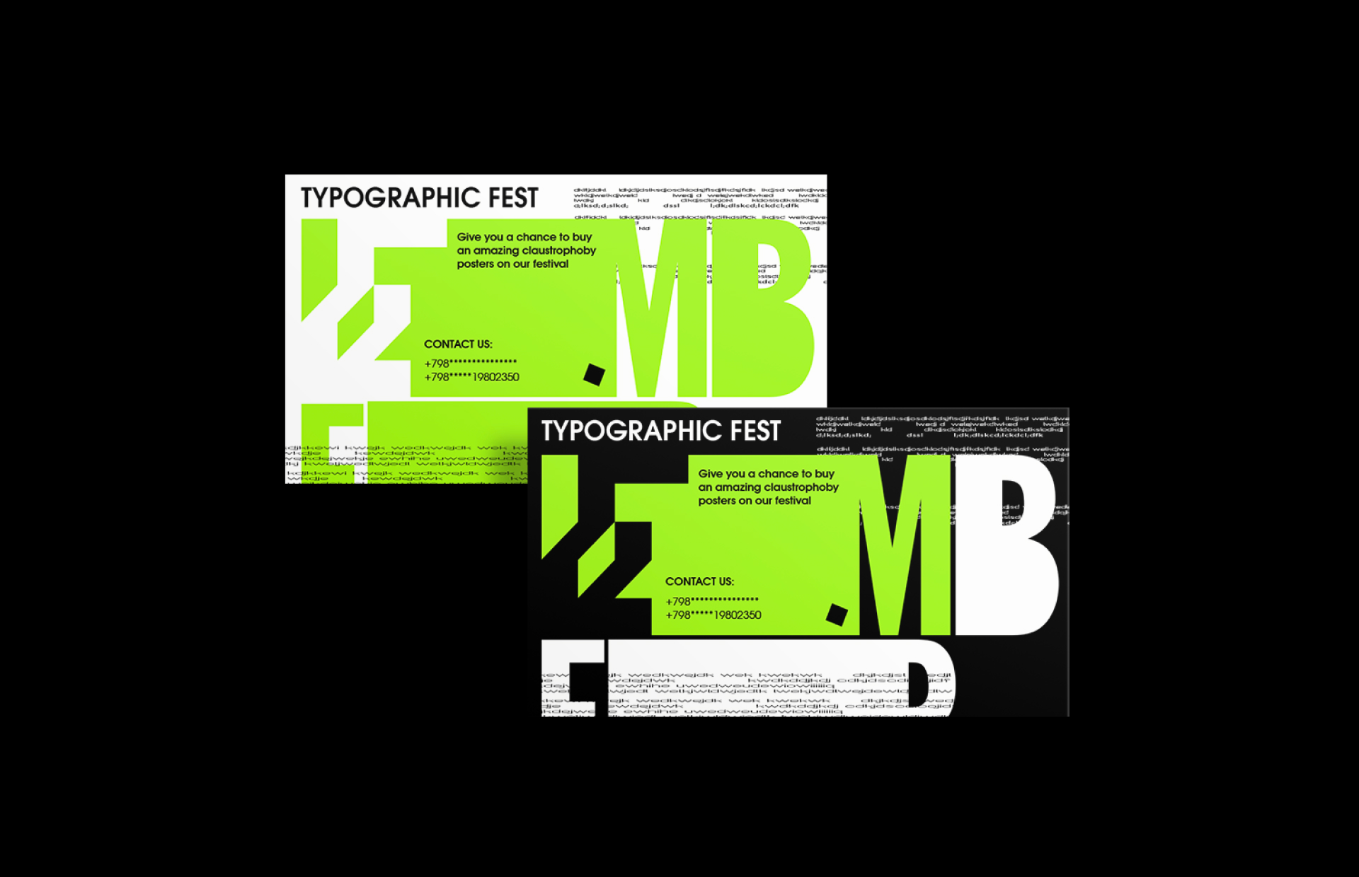 Фирменный стиль | Типографическая Клаустрофобия — Изображение №8 — Брендинг на Dprofile