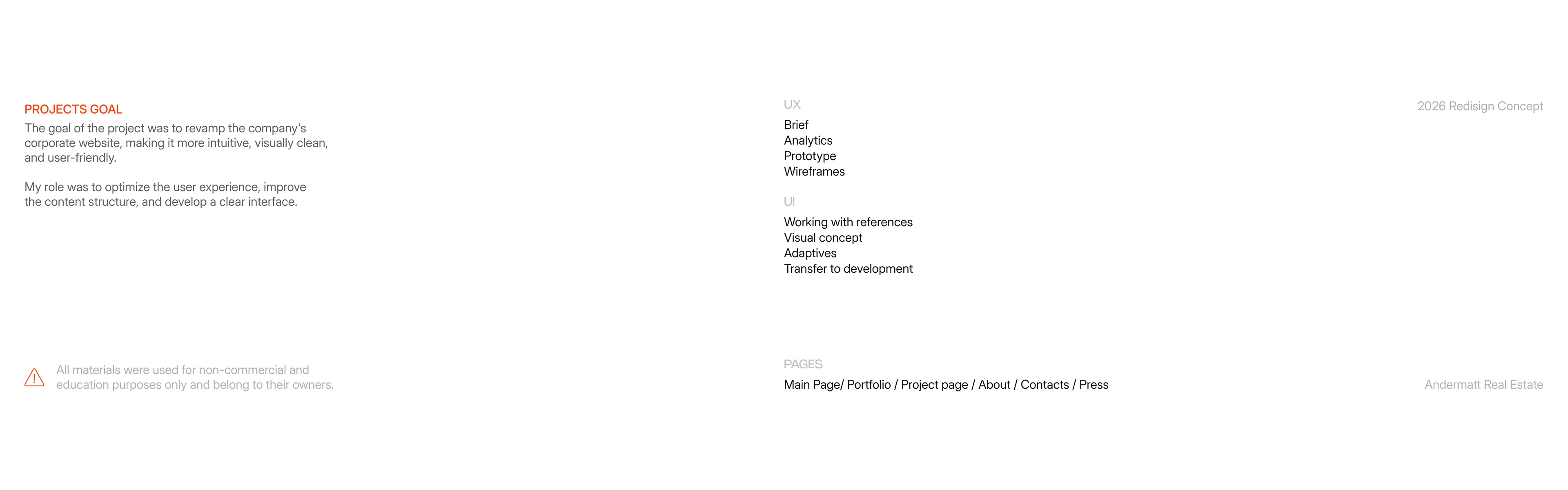 Andermatt Real Estate | Corporate website — Изображение №2 — Интерфейсы, Брендинг на Dprofile