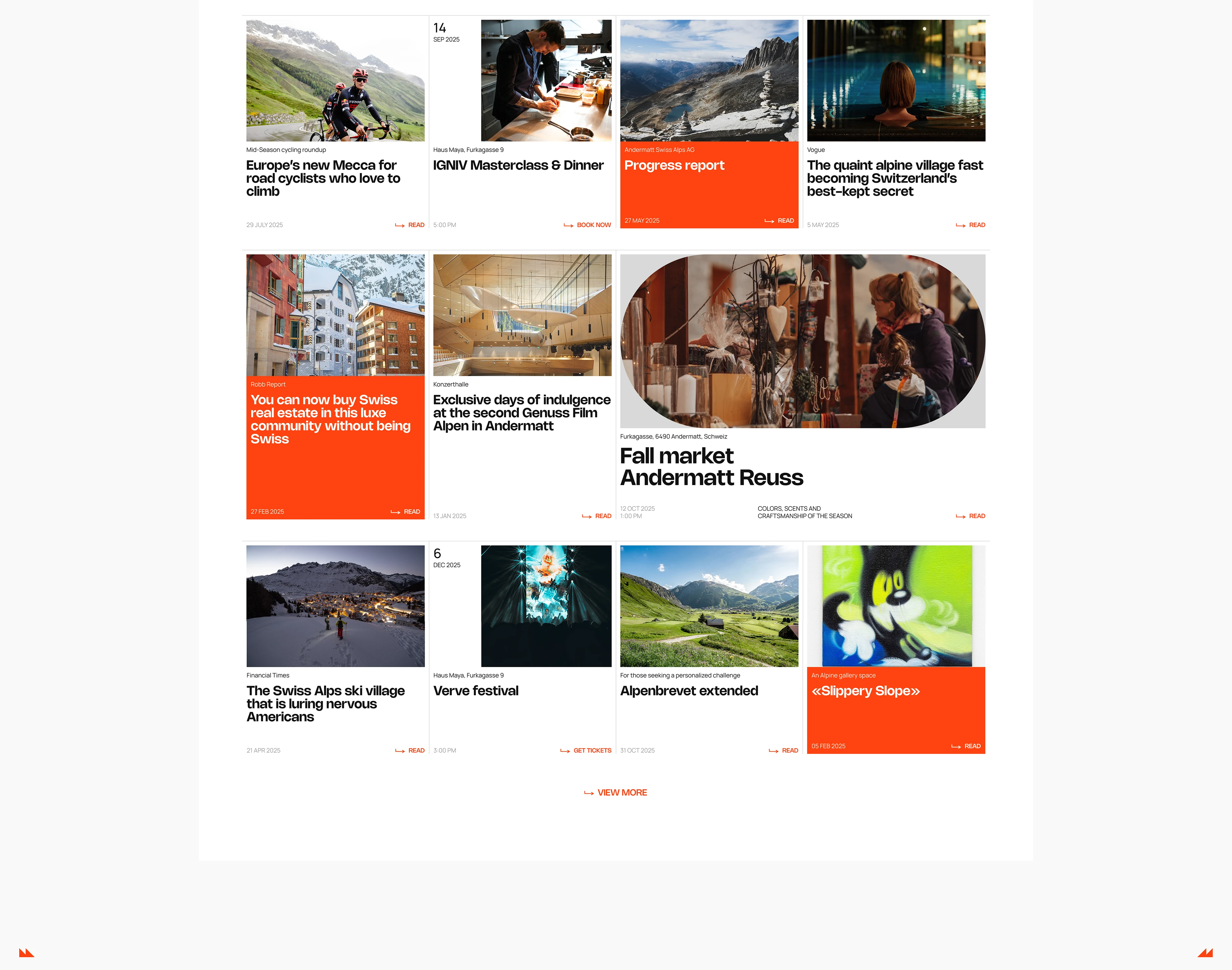 Andermatt Real Estate | Corporate website — Изображение №19 — Интерфейсы, Брендинг на Dprofile