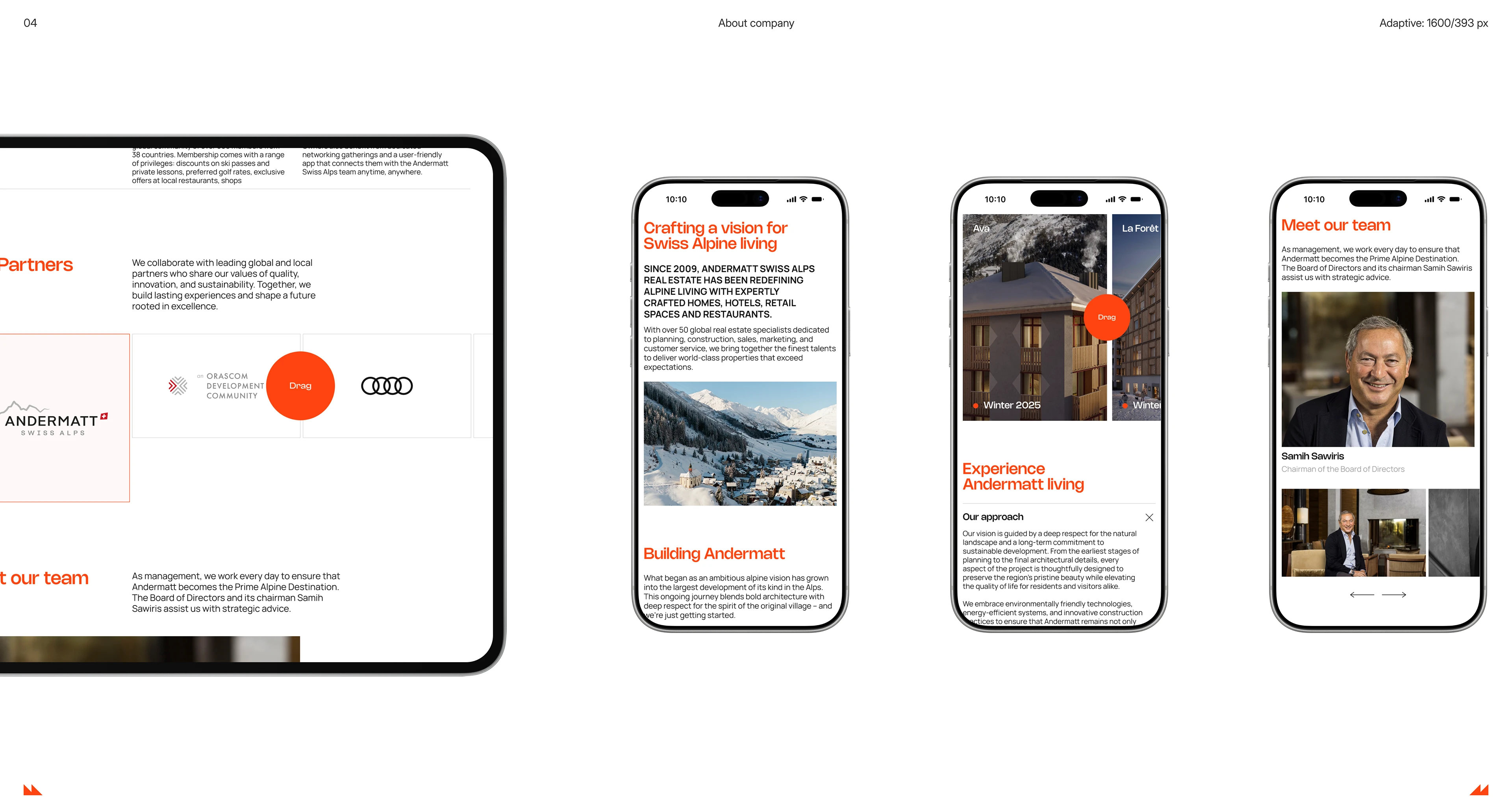 Andermatt Real Estate | Corporate website — Изображение №15 — Интерфейсы, Брендинг на Dprofile