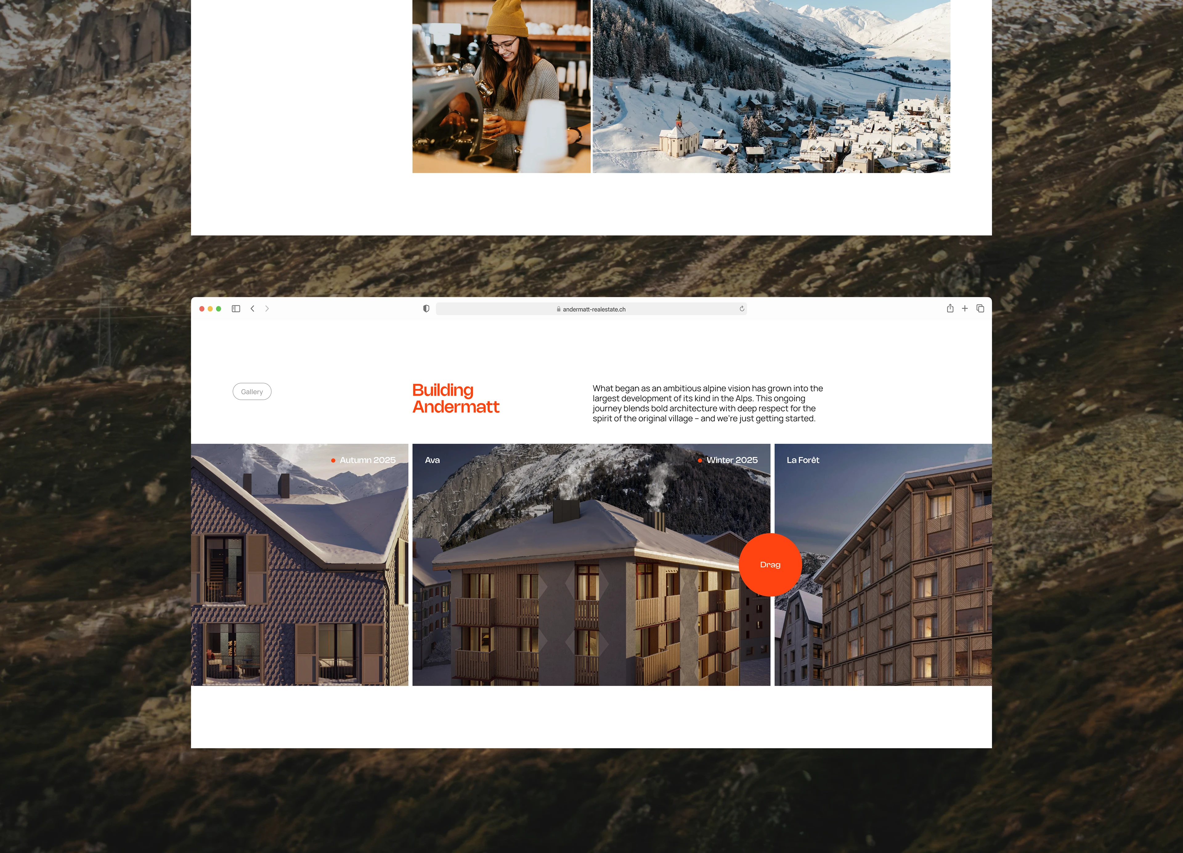 Andermatt Real Estate | Corporate website — Изображение №14 — Интерфейсы, Брендинг на Dprofile