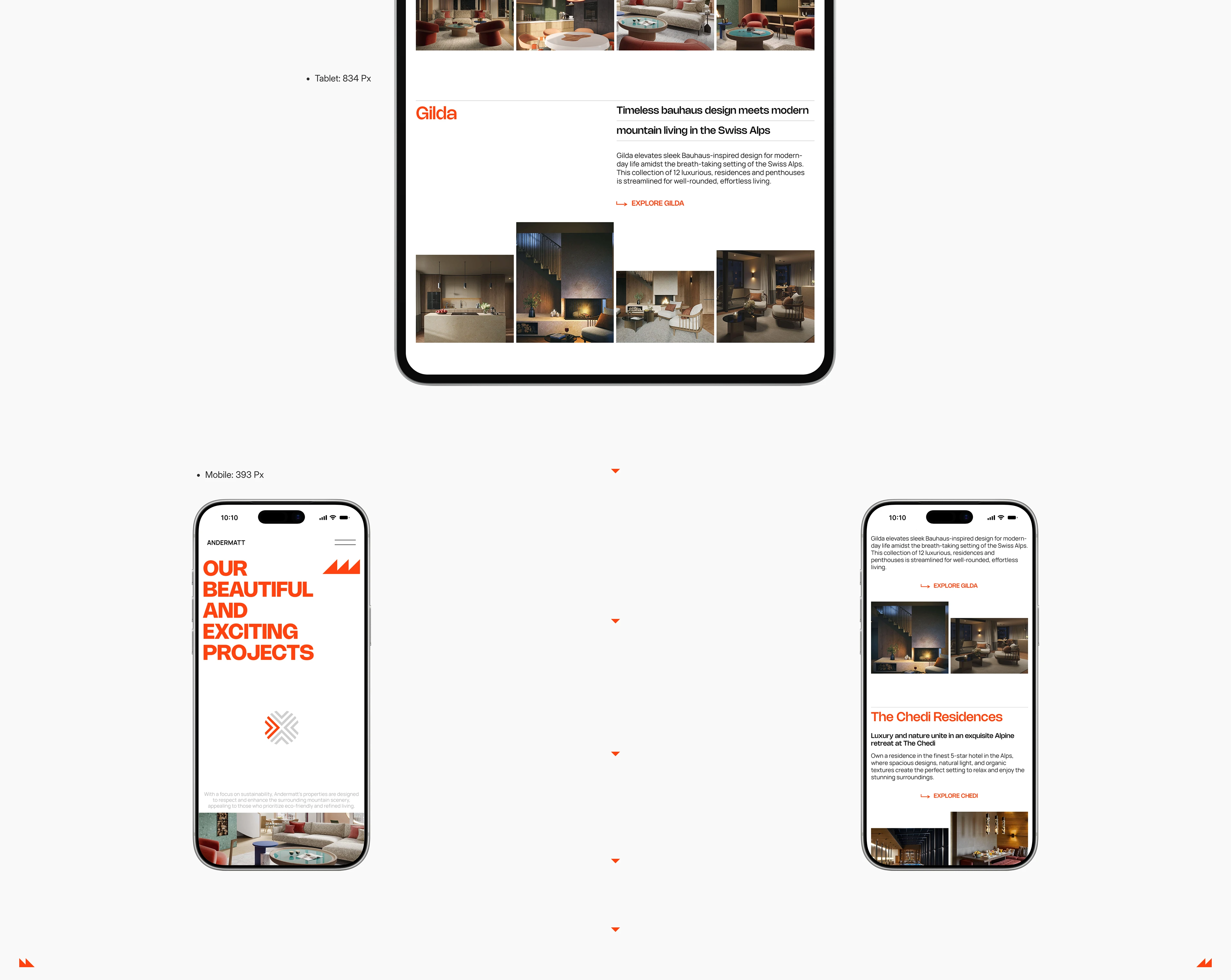 Andermatt Real Estate | Corporate website — Изображение №8 — Интерфейсы, Брендинг на Dprofile