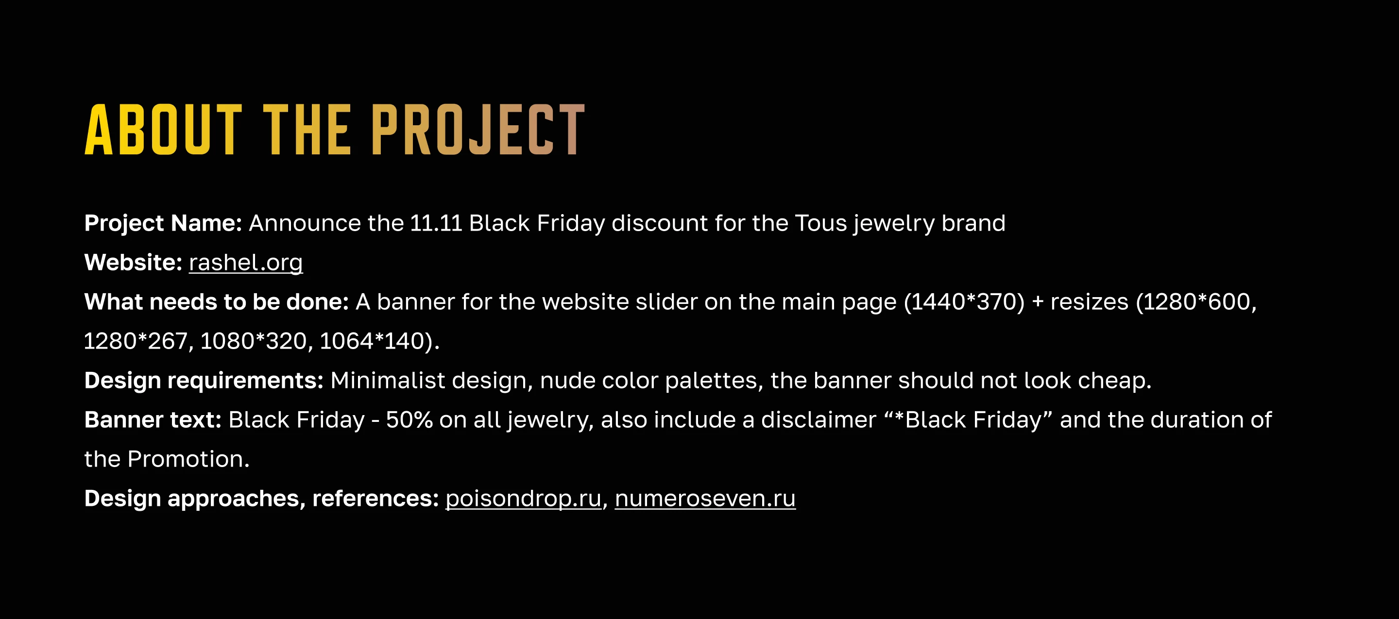 Tous Black Friday design — Изображение №2 — Графика, Маркетинг на Dprofile