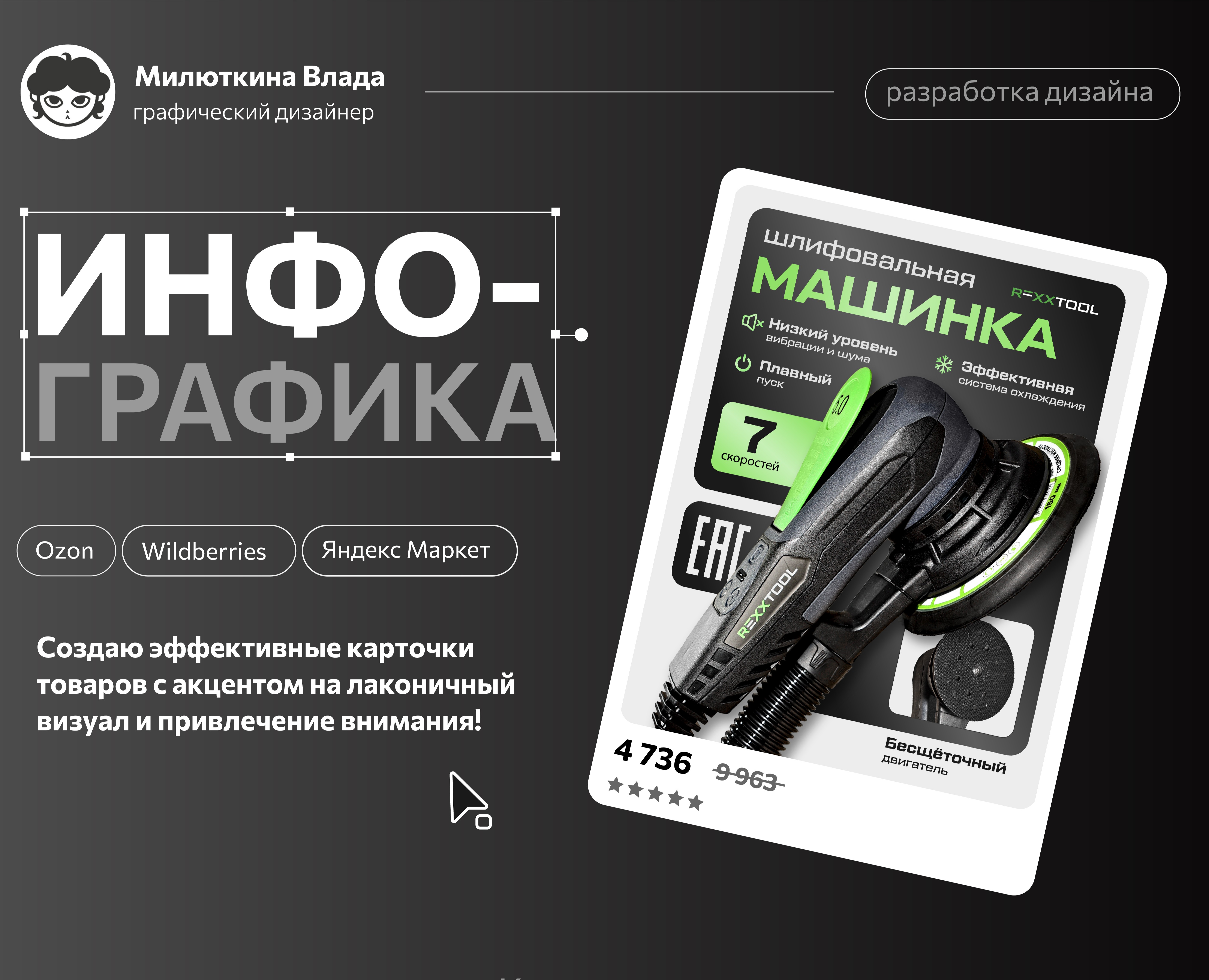 Портфолио инфографика|Дизайн для маркетплейсов — Графика на Dprofile