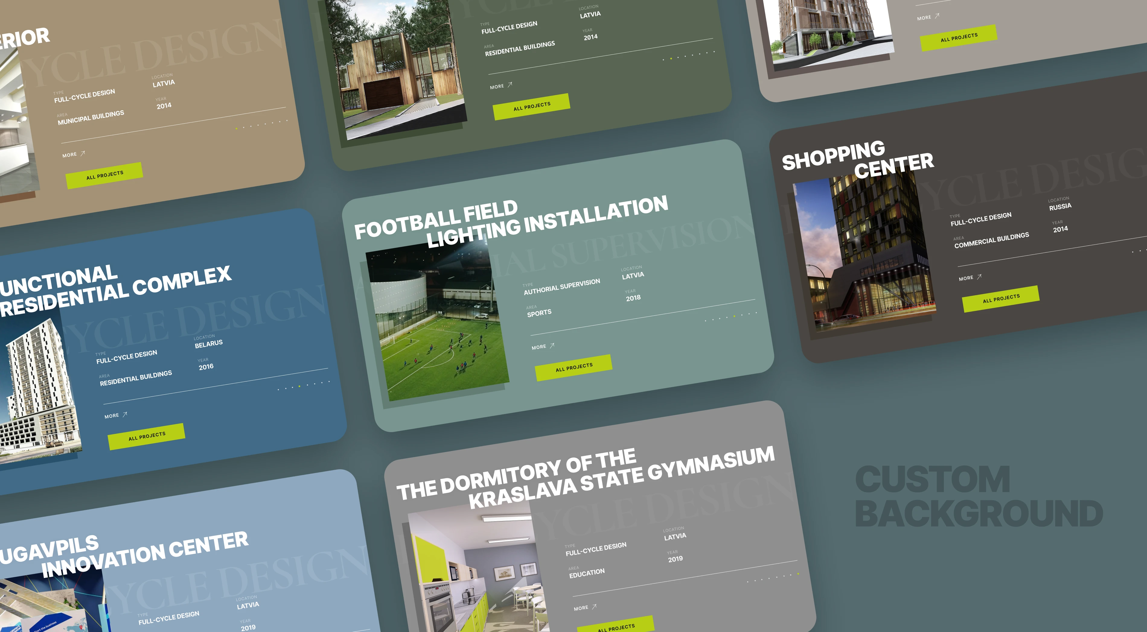 REM PRO / ARCHITECTURE / ENGINEERING / CONSTRUCTION — Изображение №2 — Интерфейсы, Анимация на Dprofile