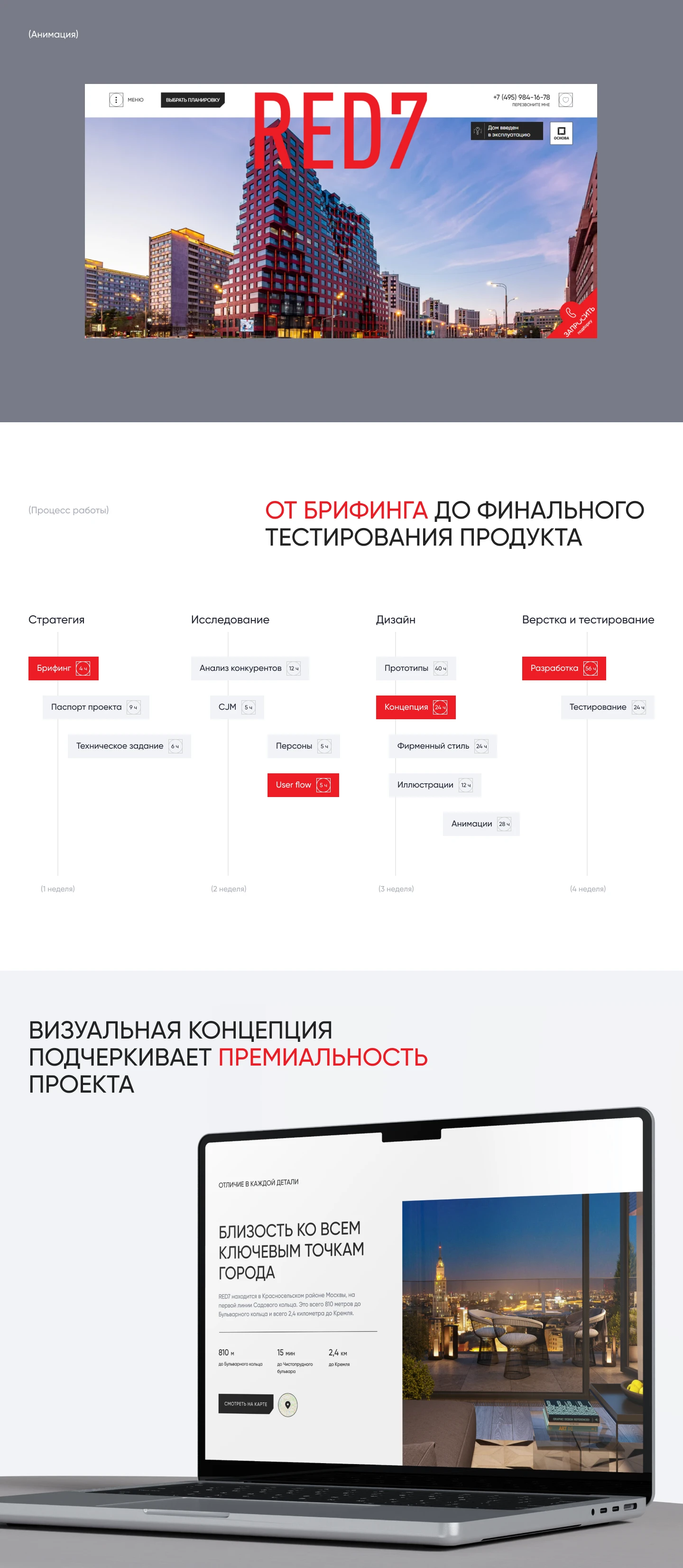 RED 7 — Изображение №2 — Интерфейсы, Анимация на Dprofile