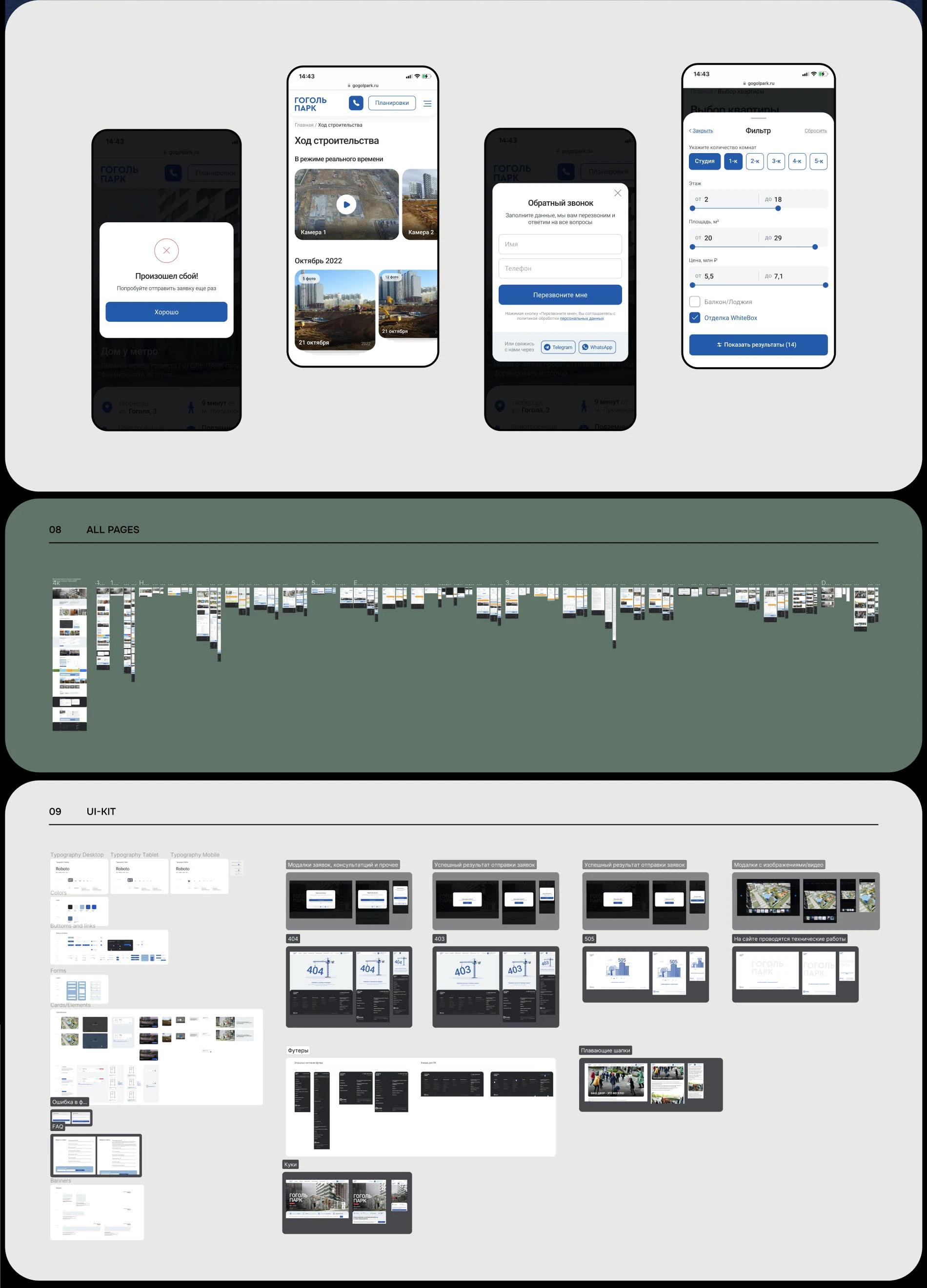 ЖК «Гоголь Парк» / Residential complex website redesign — Изображение №9 — Интерфейсы, 3D на Dprofile