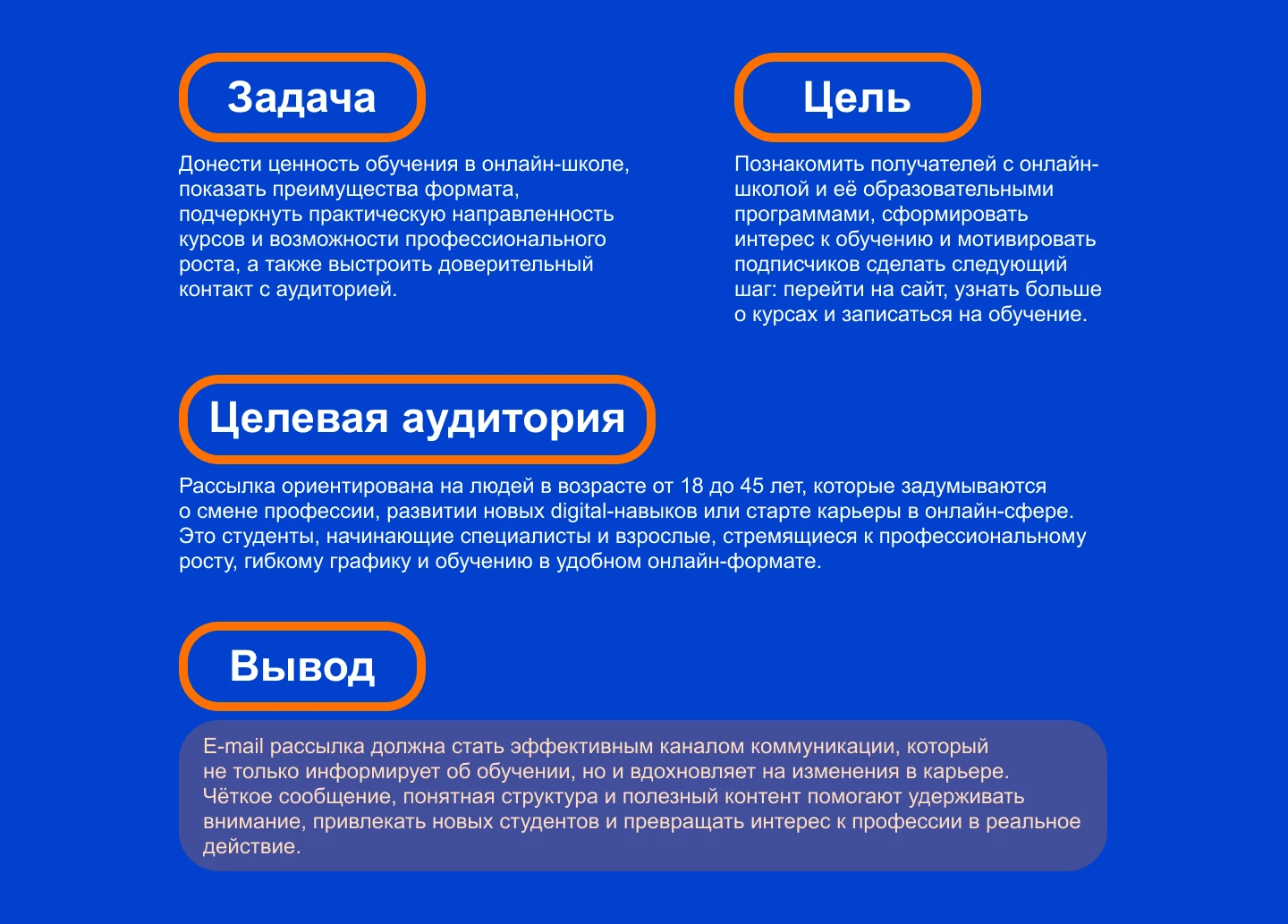 Email-рассылка для Skypro — Изображение №2 — Интерфейсы на Dprofile