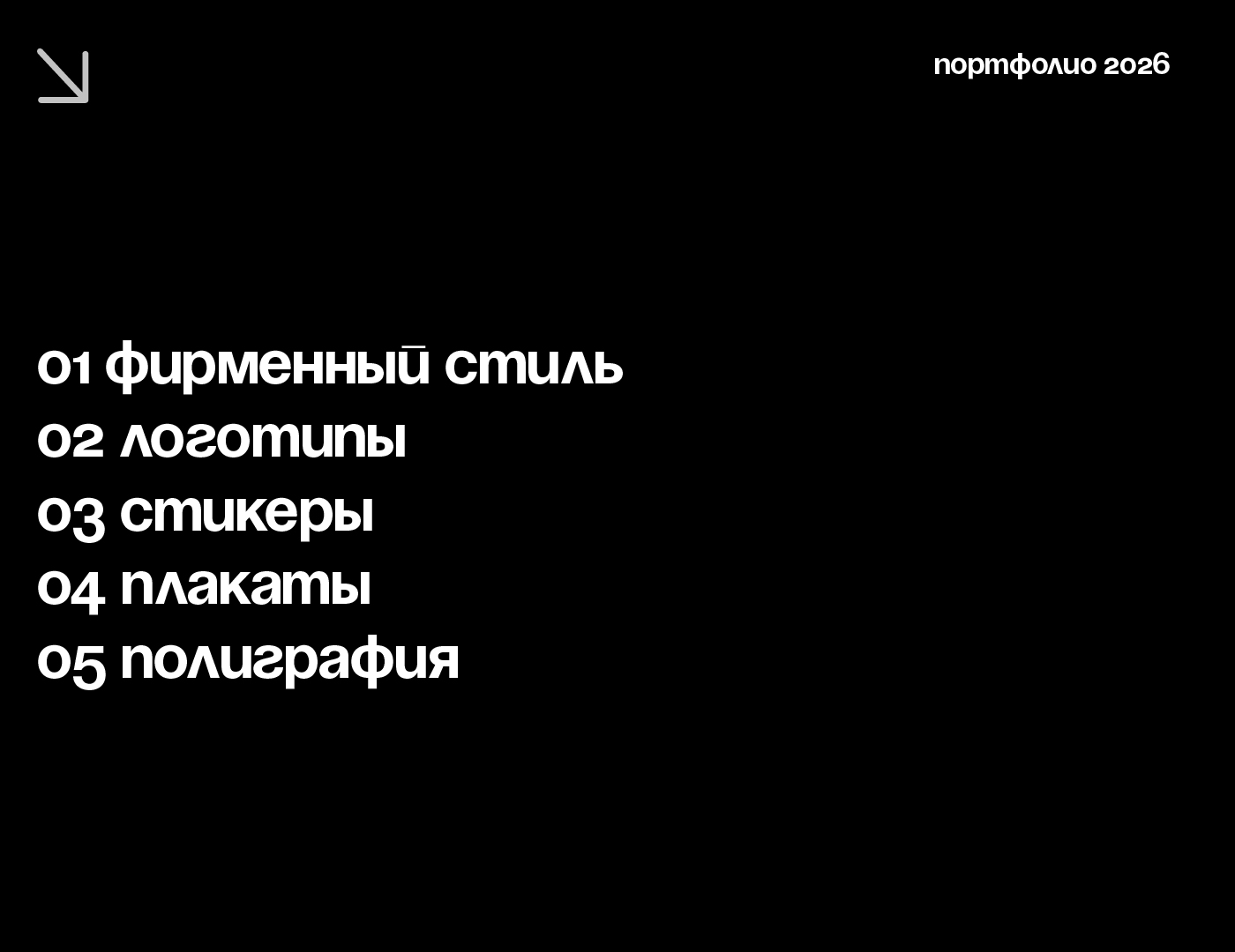 Портфолио 2024-2026 — Изображение №2 — Брендинг, Графика на Dprofile