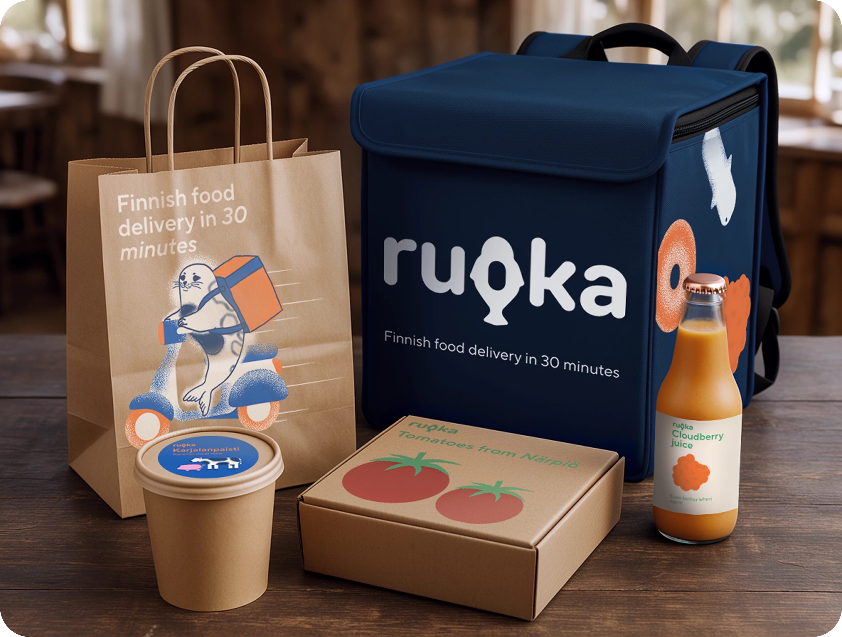 Ruoka - сервис доставки финской еды — Изображение №1 — Брендинг на Dprofile