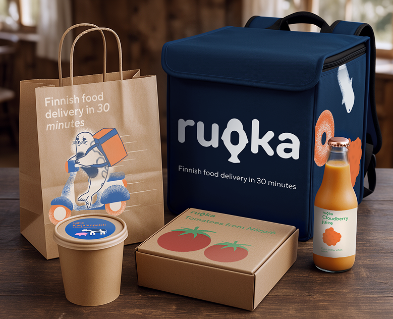 Ruoka - сервис доставки финской еды — Брендинг на Dprofile