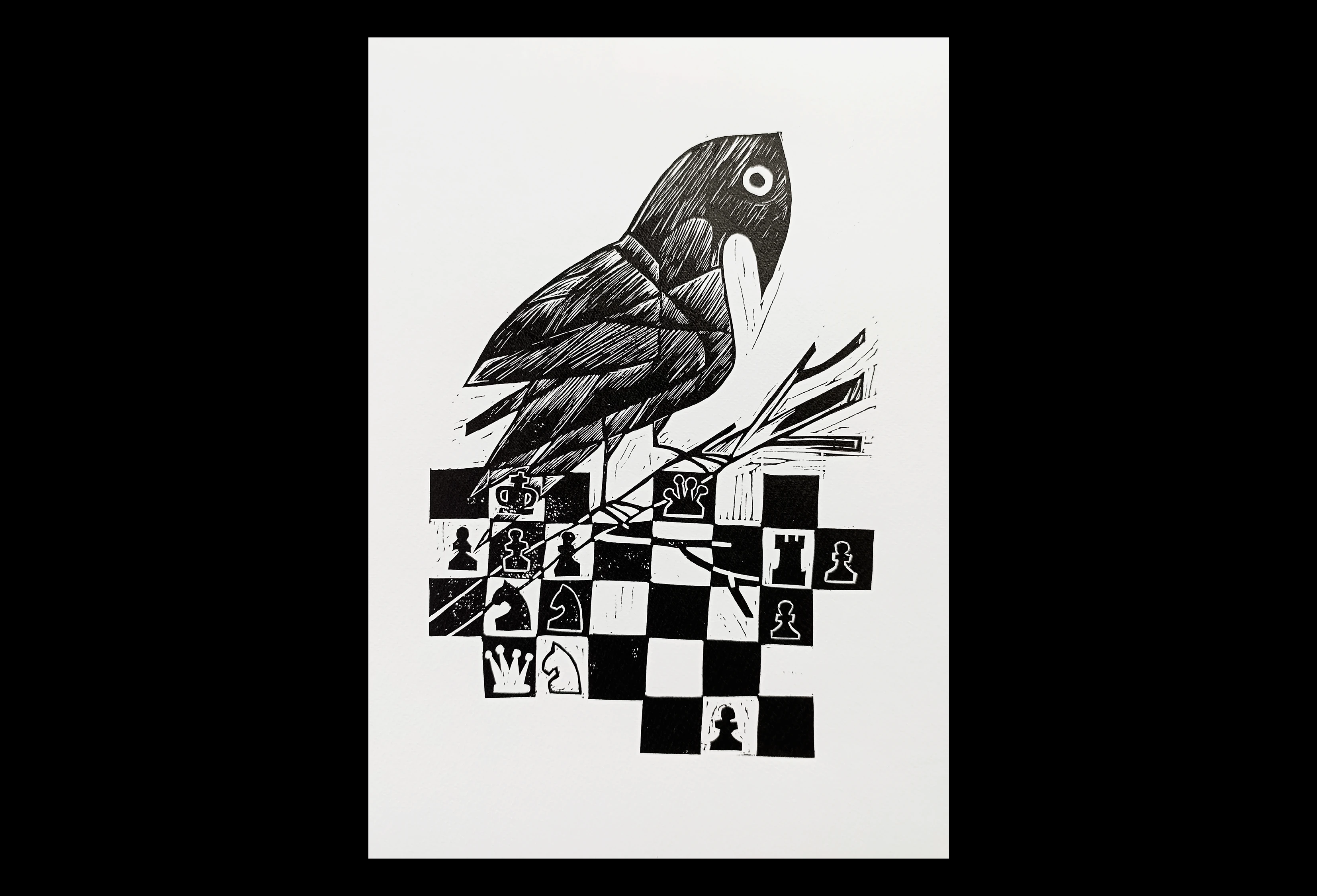 Шахматные вороны — Изображение №1 — Иллюстрация, Графика на Dprofile