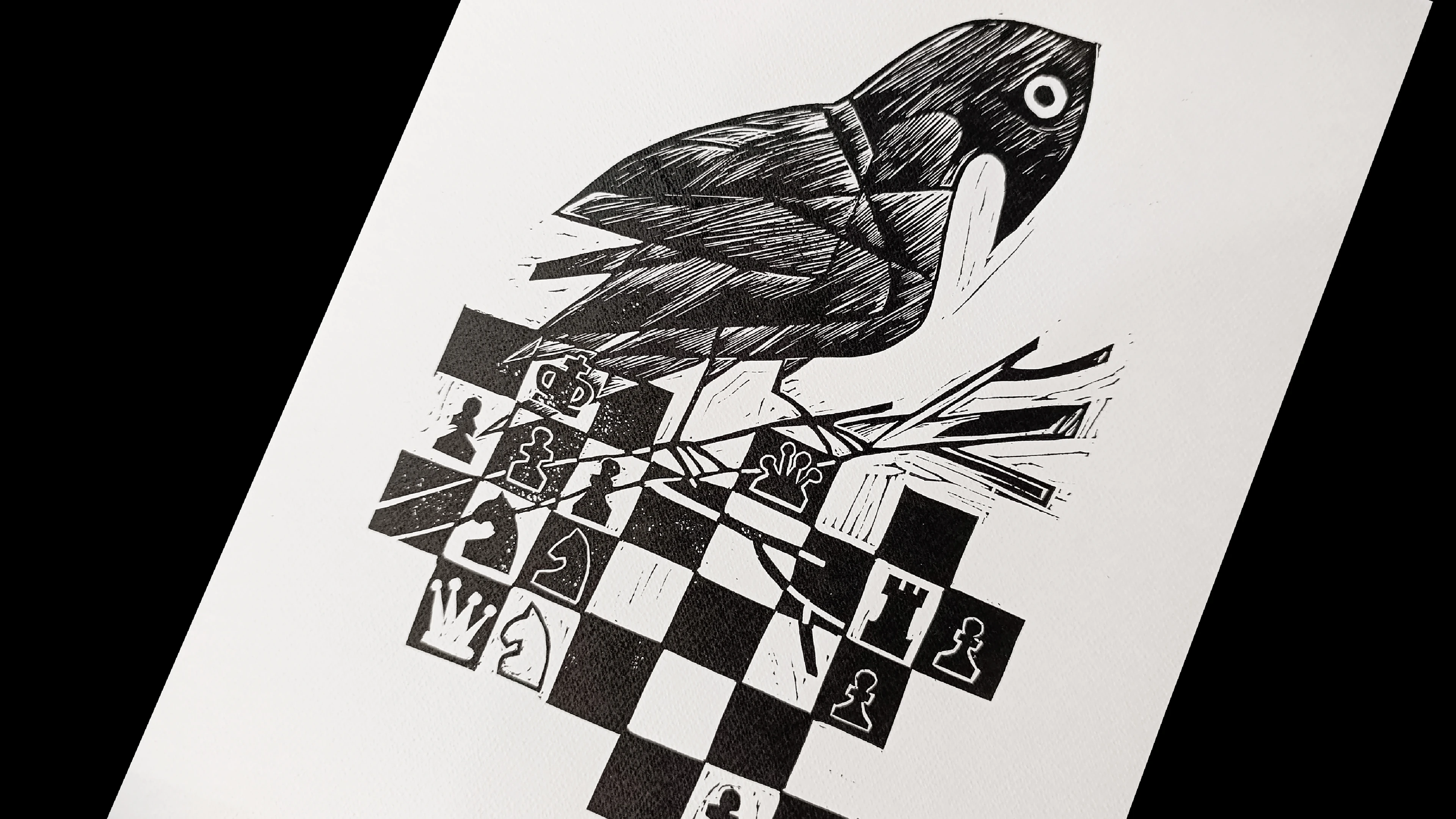 Шахматные вороны — Изображение №2 — Иллюстрация, Графика на Dprofile