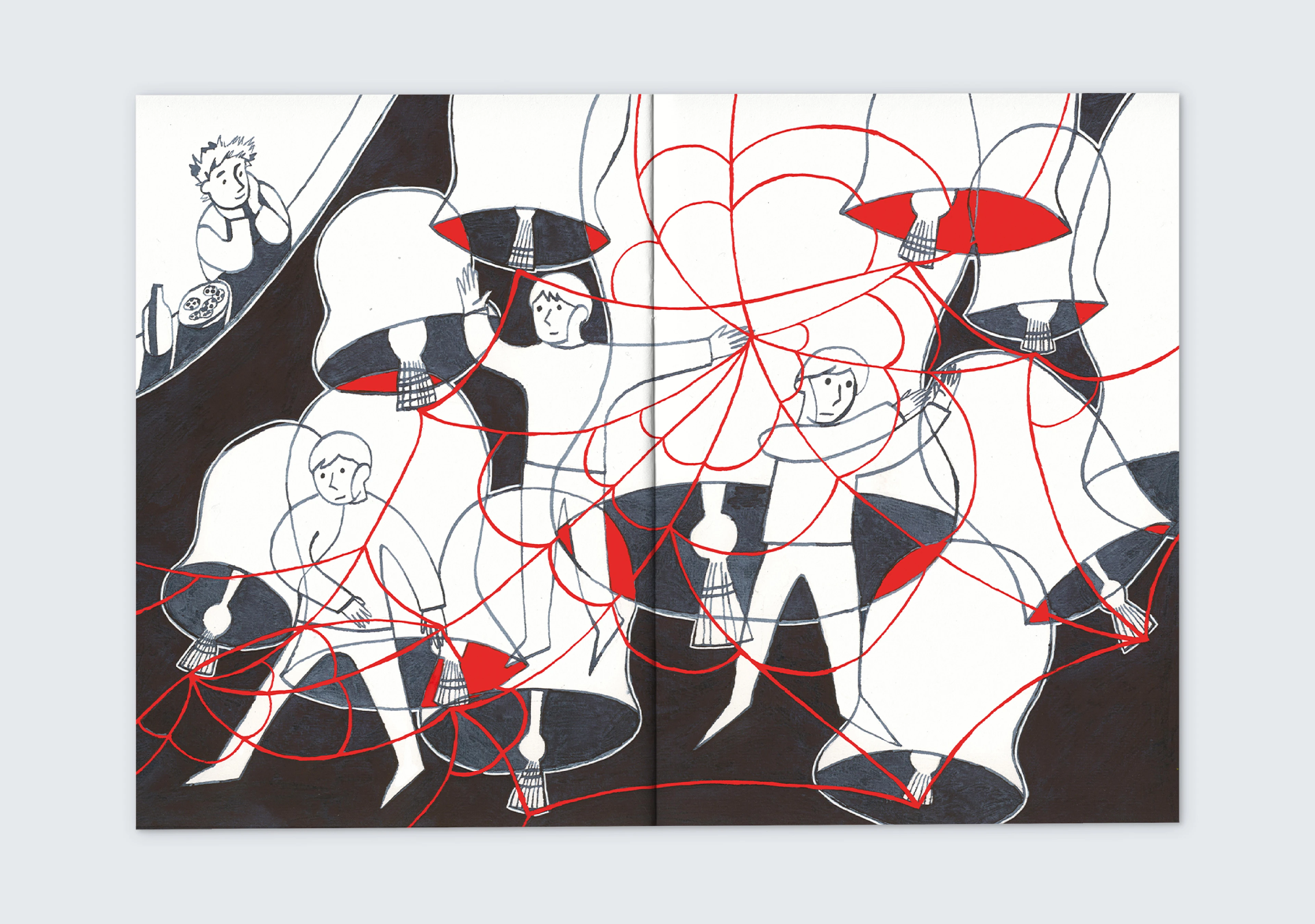 Зависть. Иллюстрации к роману — Изображение №6 — Иллюстрация, Графика на Dprofile