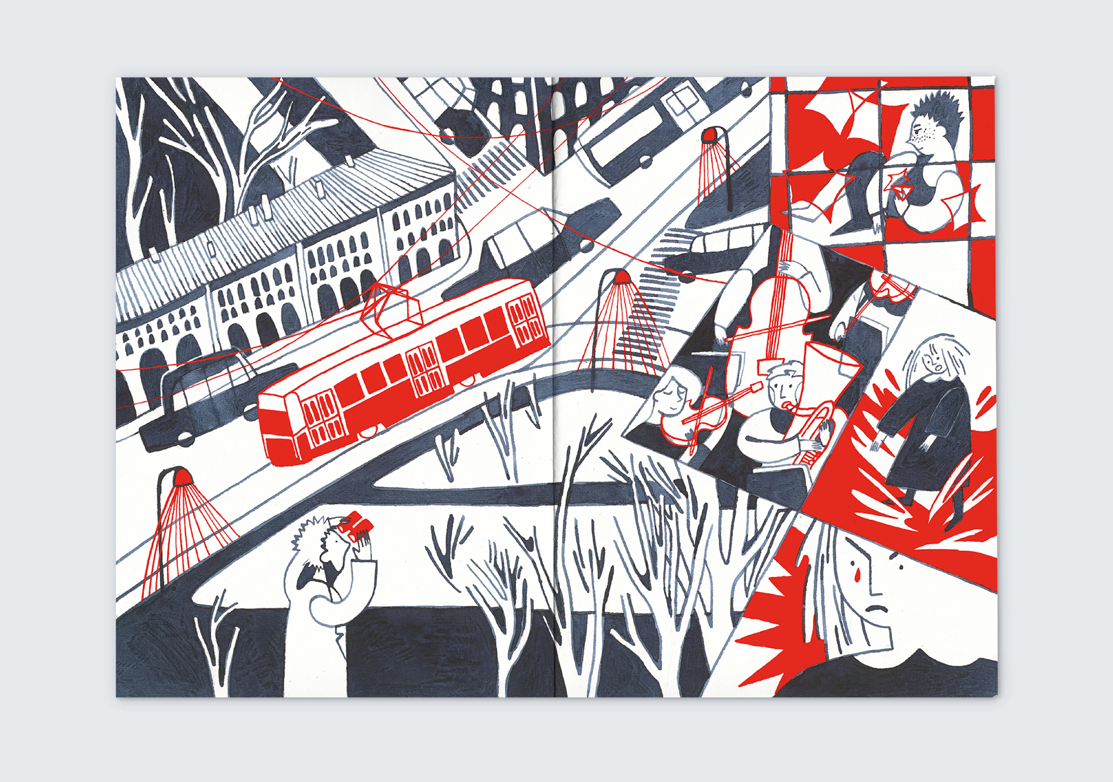 Зависть. Иллюстрации к роману — Изображение №8 — Иллюстрация, Графика на Dprofile