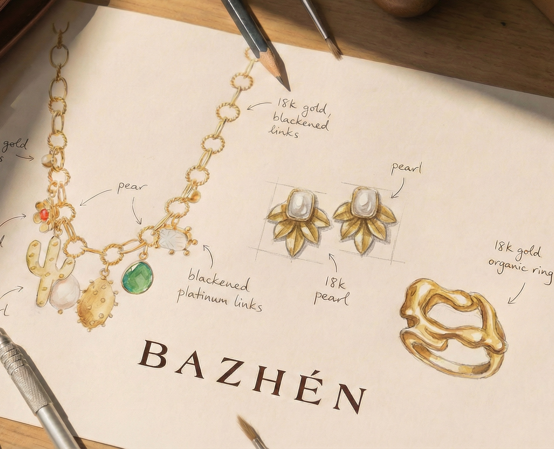 AI Visuals for Bazhen — Брендинг на Dprofile