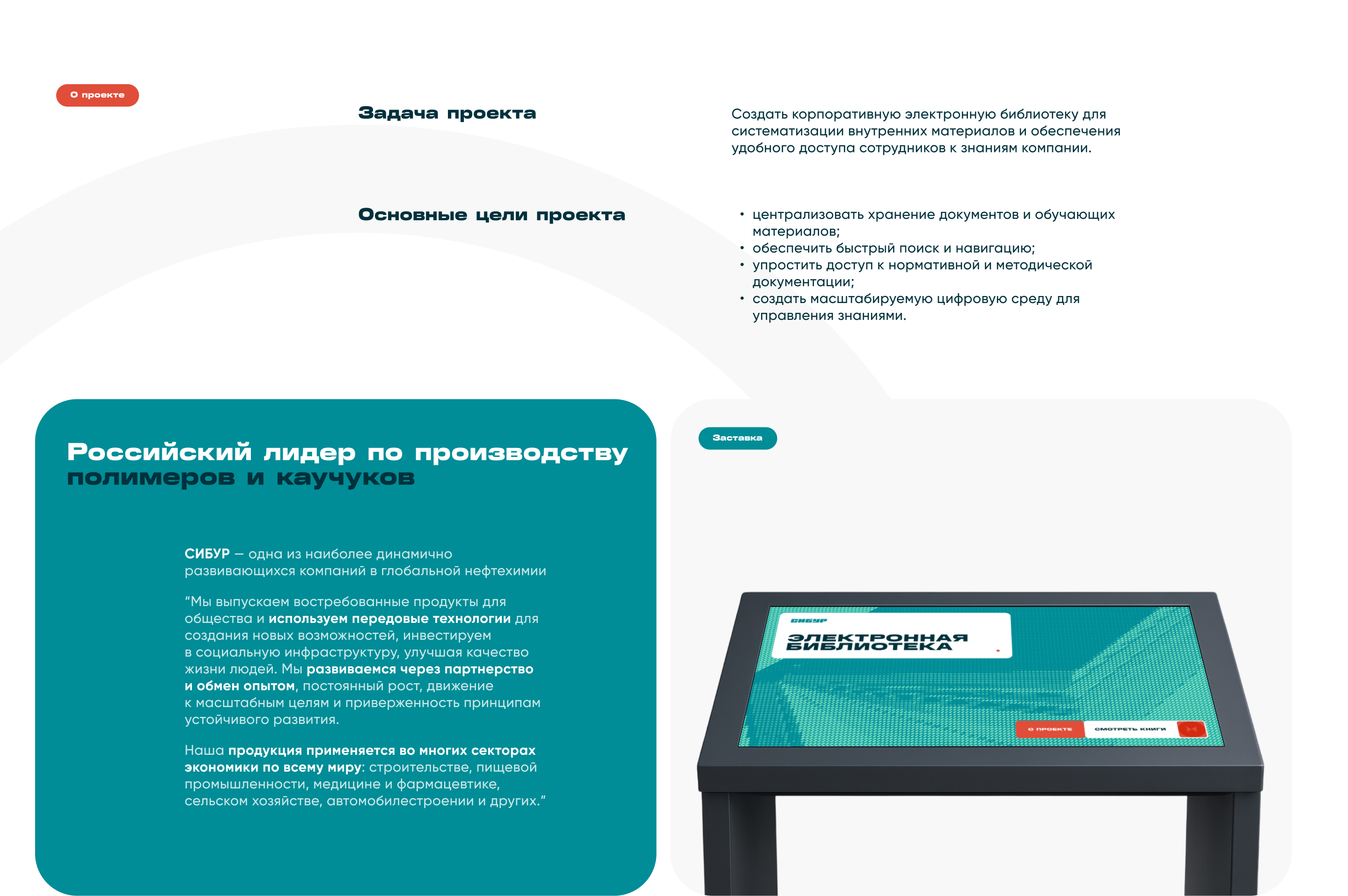 Сибур - интерактивная библиотека — Изображение №2 — Интерфейсы на Dprofile