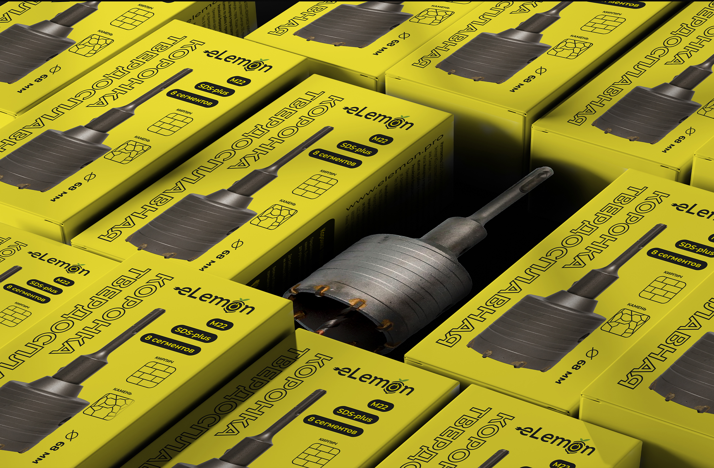 Дизайн упаковки коронок для сверления подрозетников — Изображение №4 — Брендинг, Промдизайн на Dprofile