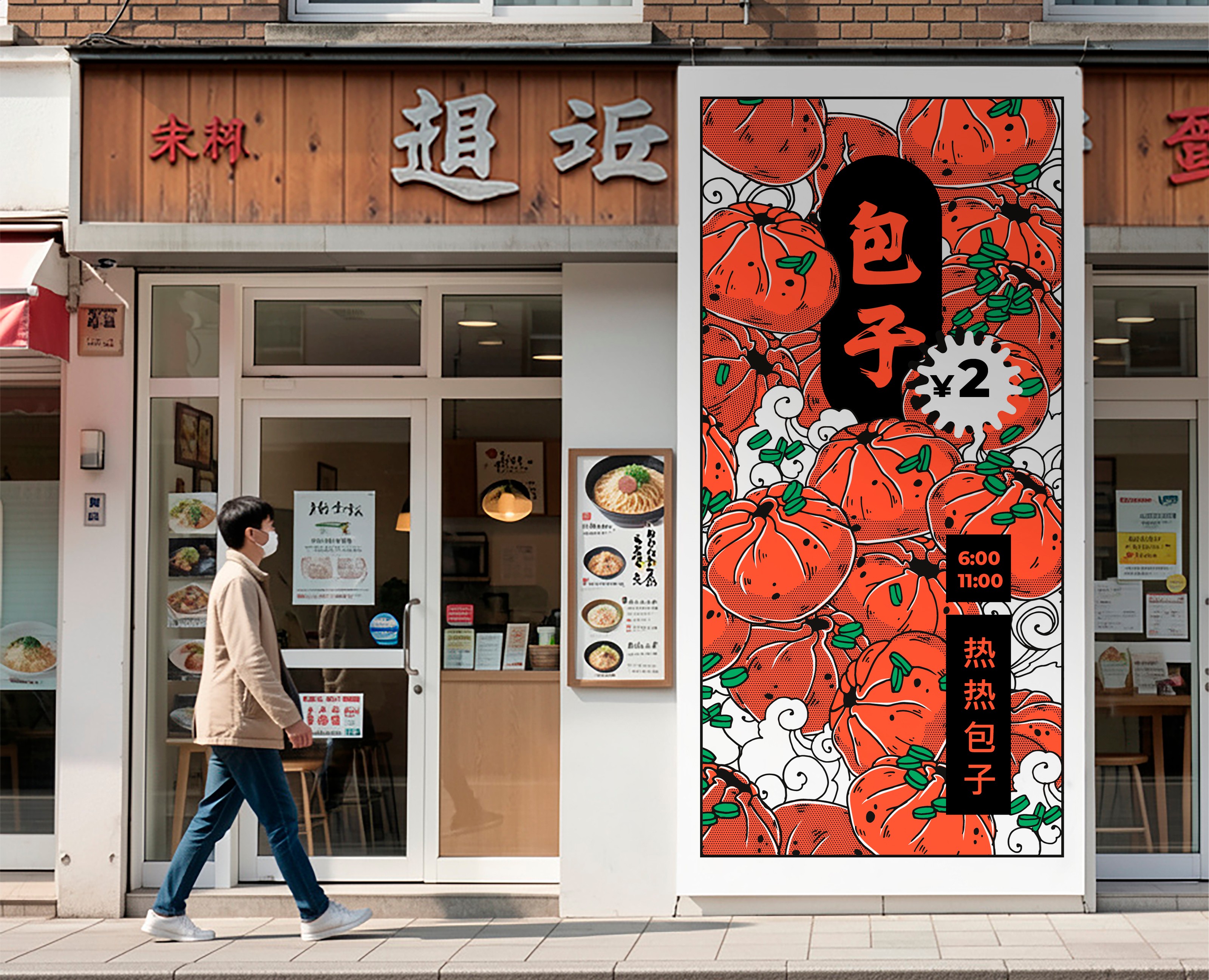 Иллюстрации для ресторана китайской кухни — Иллюстрация, Графика на Dprofile