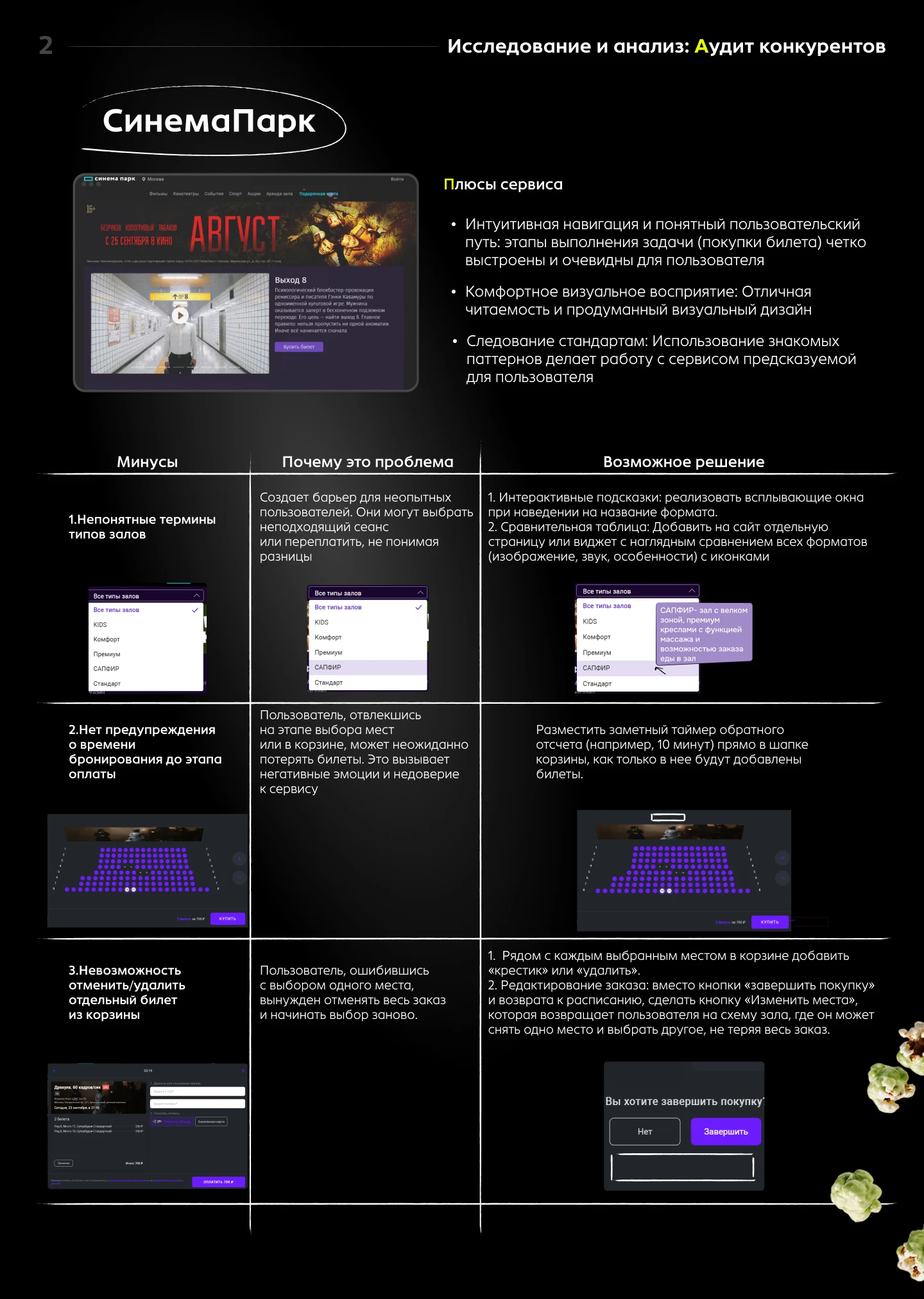 Редизайн сайта Синемапарк — Изображение №2 — Интерфейсы, Маркетинг на Dprofile