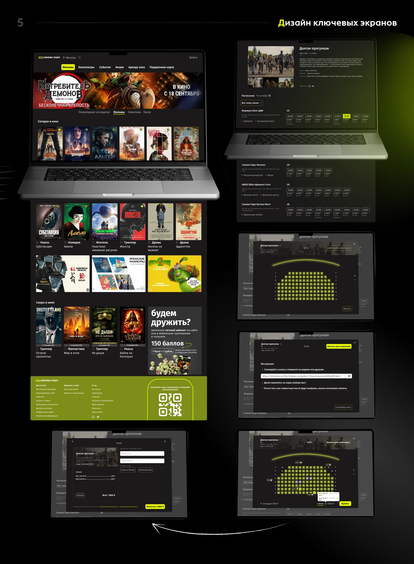 Редизайн сайта Синемапарк — Изображение №10 — Интерфейсы, Маркетинг на Dprofile