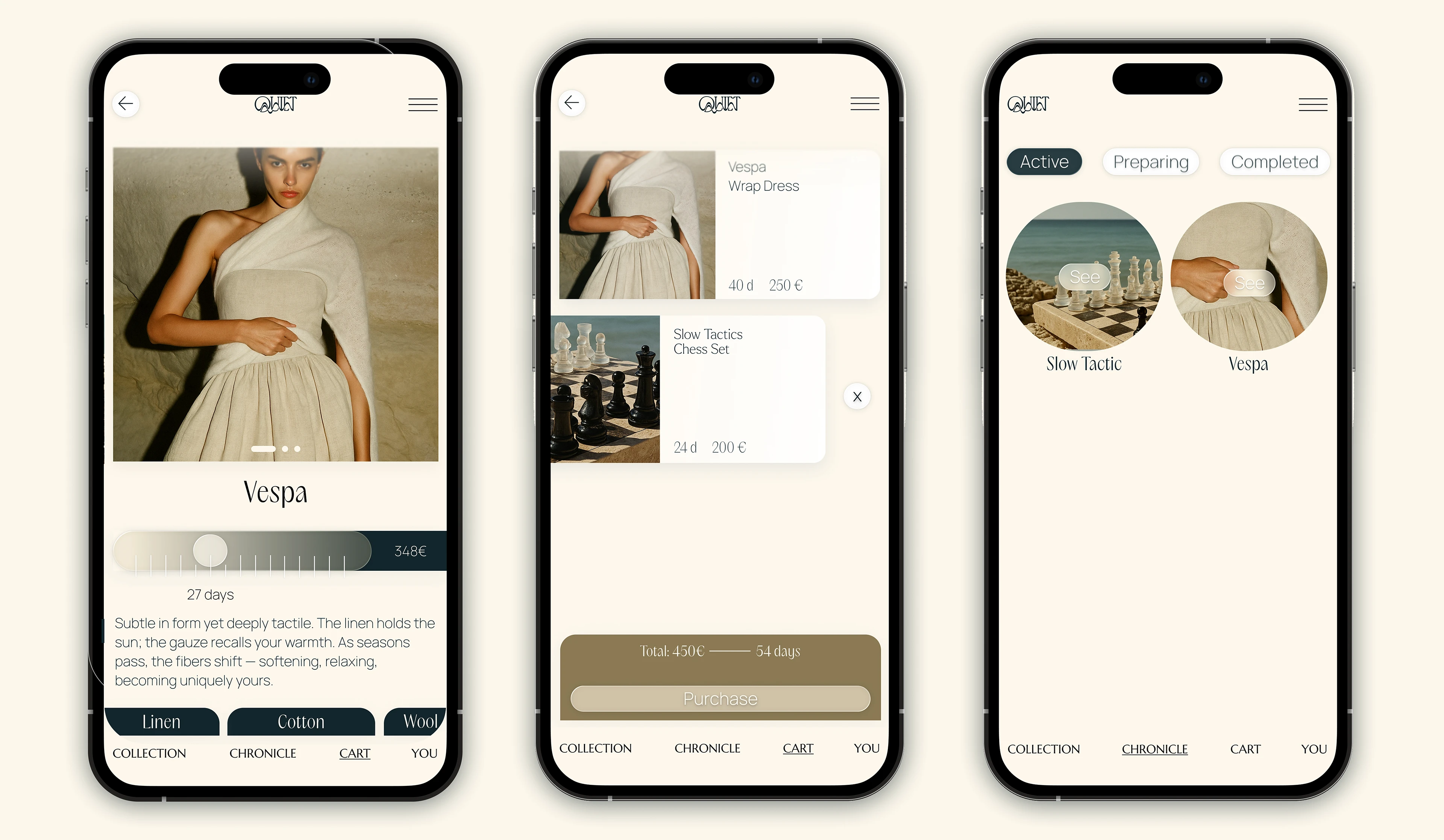 QUIET • Временной Маркетплейс — Изображение №12 — Интерфейсы, Брендинг на Dprofile