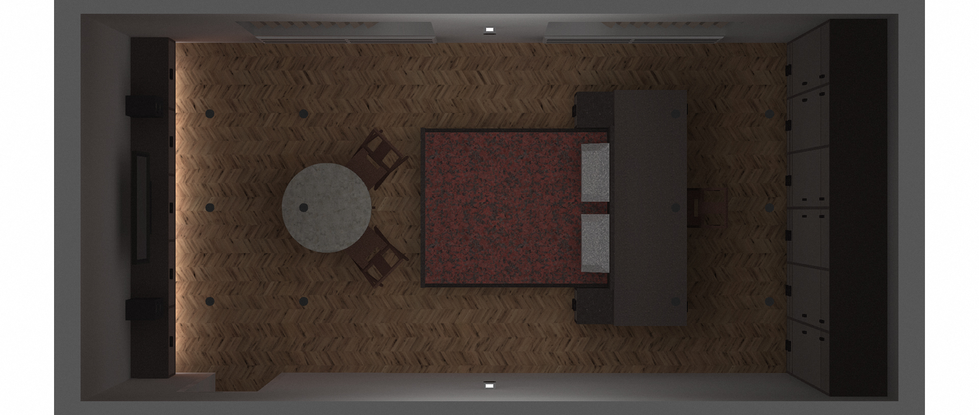 Спальня 3800 х 8000 мм — Изображение №20 — 3D, Архитектура на Dprofile