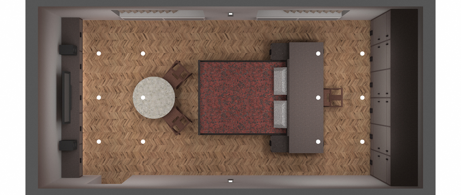 Спальня 3800 х 8000 мм — Изображение №5 — 3D, Архитектура на Dprofile