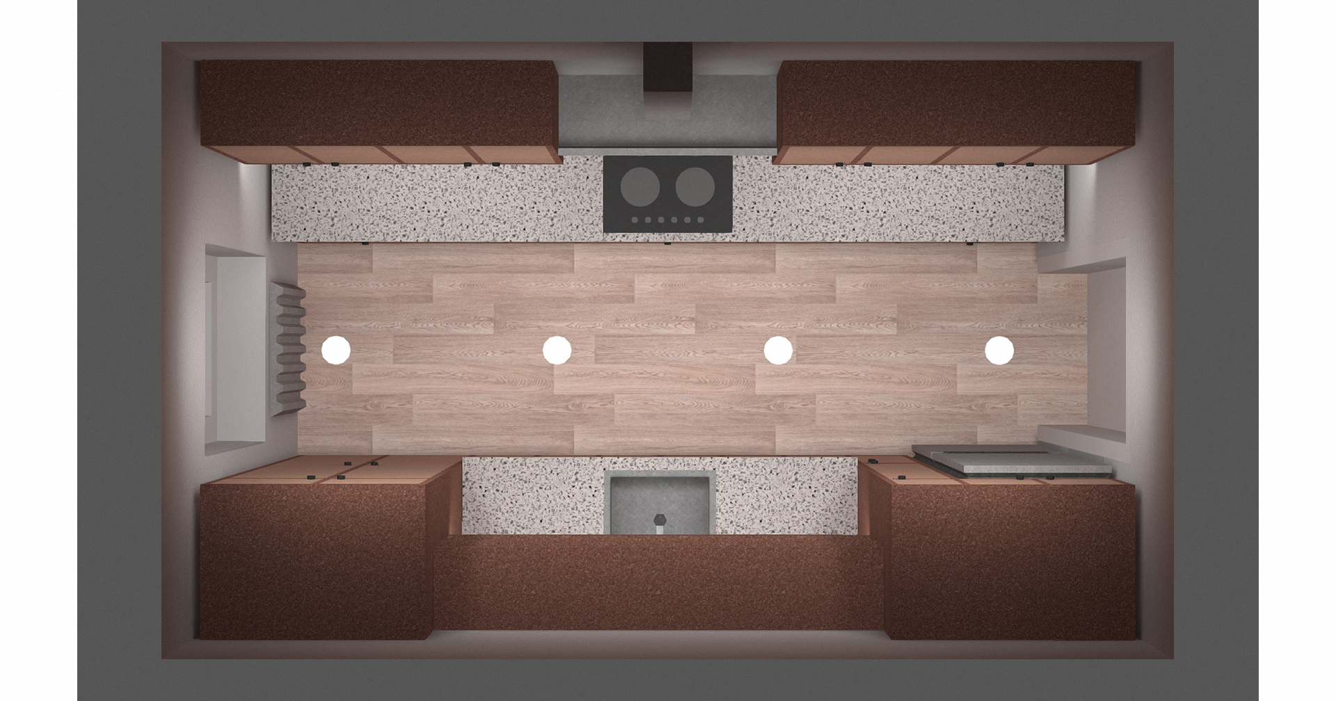 Кухня 2240 х 3670 мм — Изображение №5 — Архитектура на Dprofile