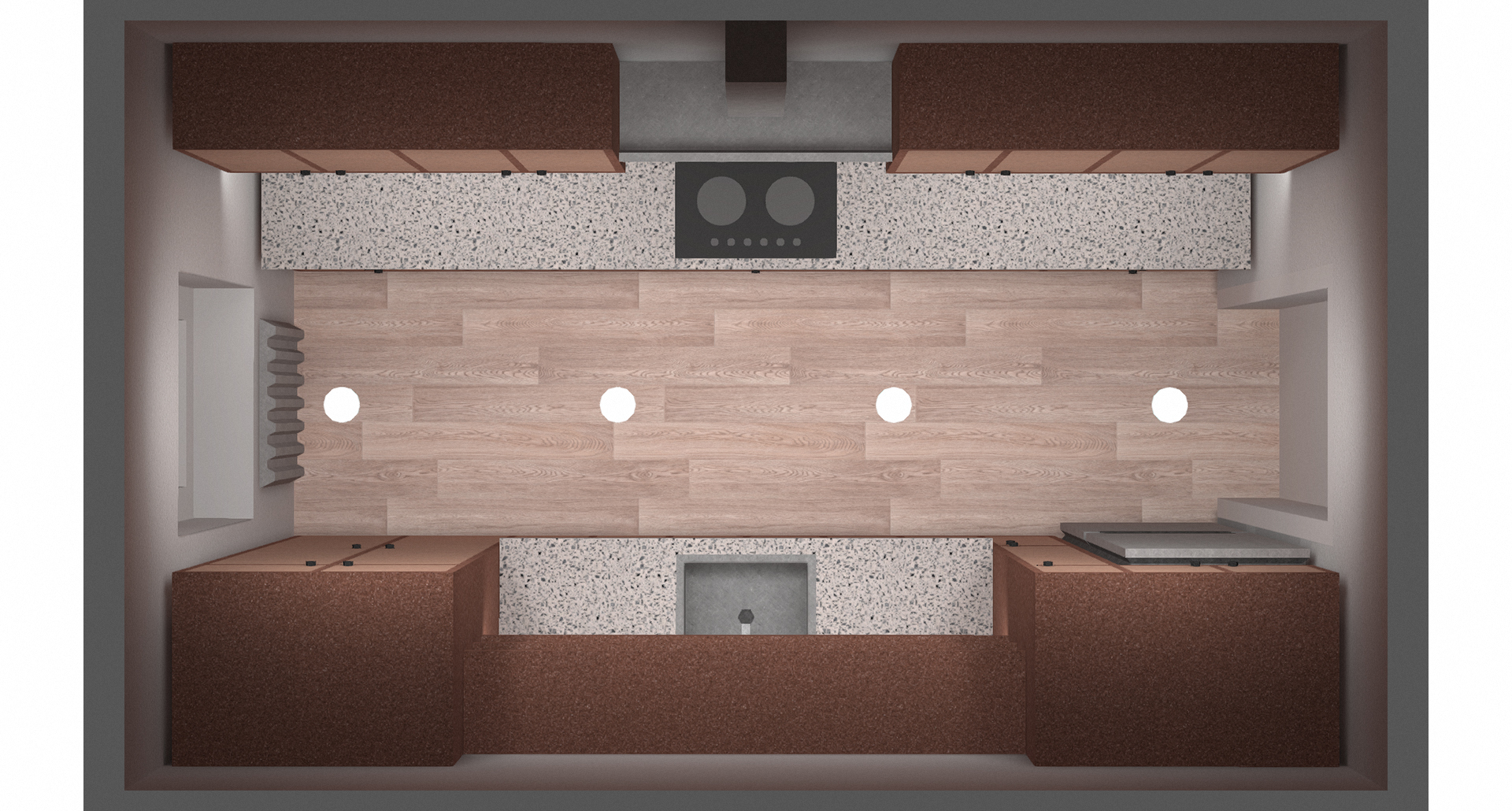 Кухня 2240 х 3670 мм — Изображение №5 — 3D, Архитектура на Dprofile