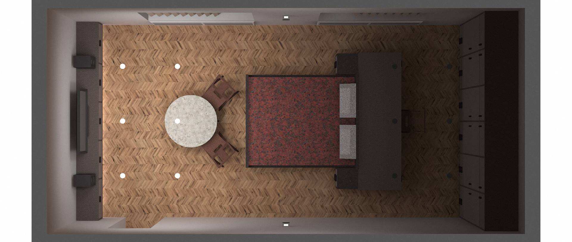 Спальня 3800 х 8000 мм — Изображение №10 — 3D, Архитектура на Dprofile