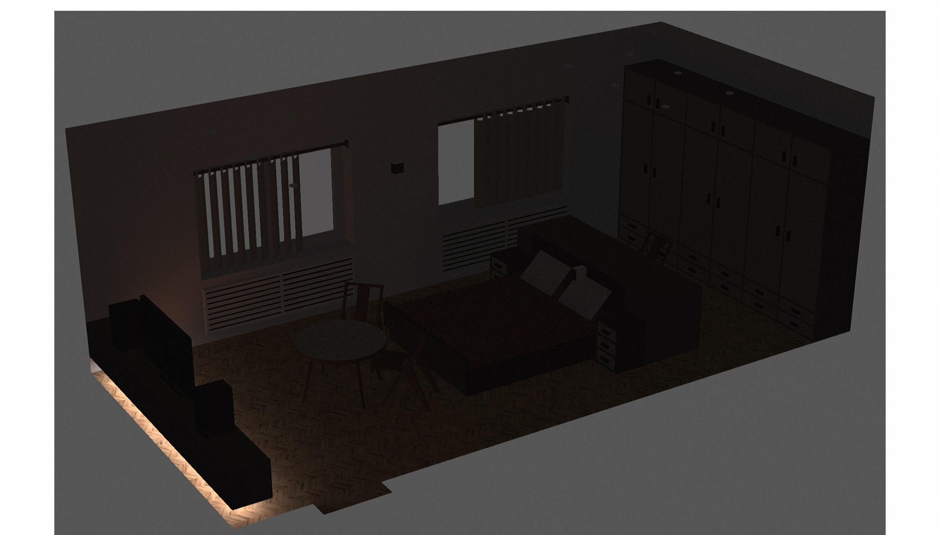 Спальня 3800 х 8000 мм — Изображение №24 — Архитектура на Dprofile