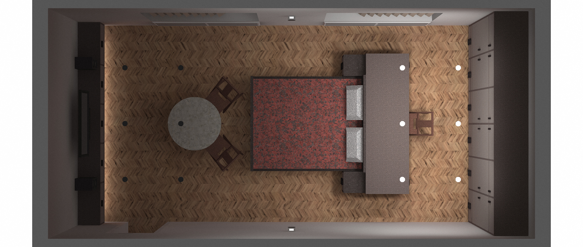 Спальня 3800 х 8000 мм — Изображение №15 — 3D, Архитектура на Dprofile