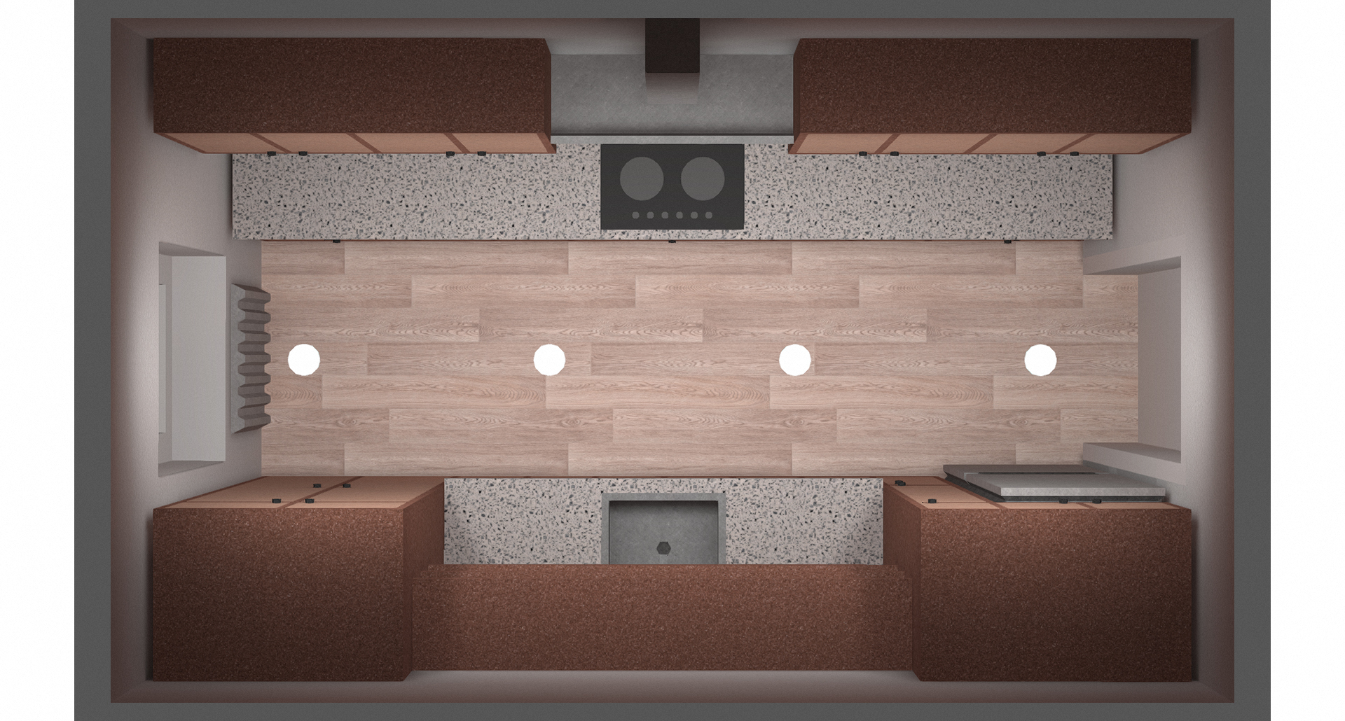 Кухня 2240 х 3670 мм — Изображение №10 — 3D, Архитектура на Dprofile